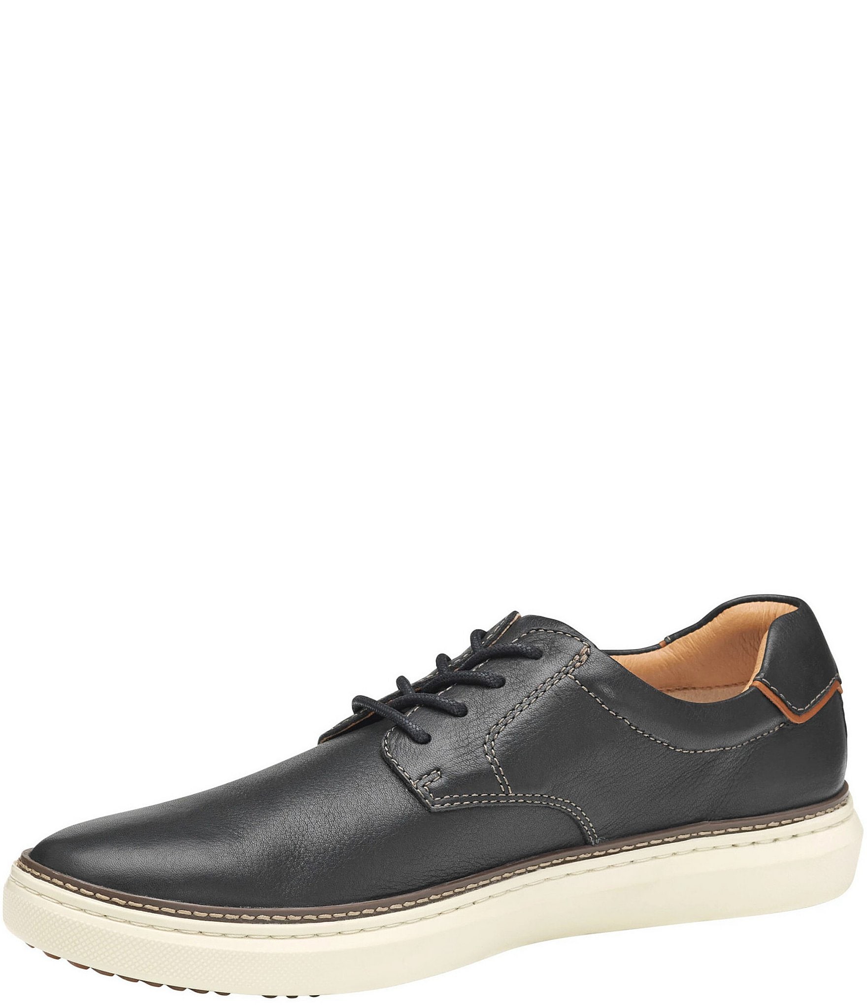 Johnston & Murphy Men's McGuffey 2 Leather Plain Toe Oxfords