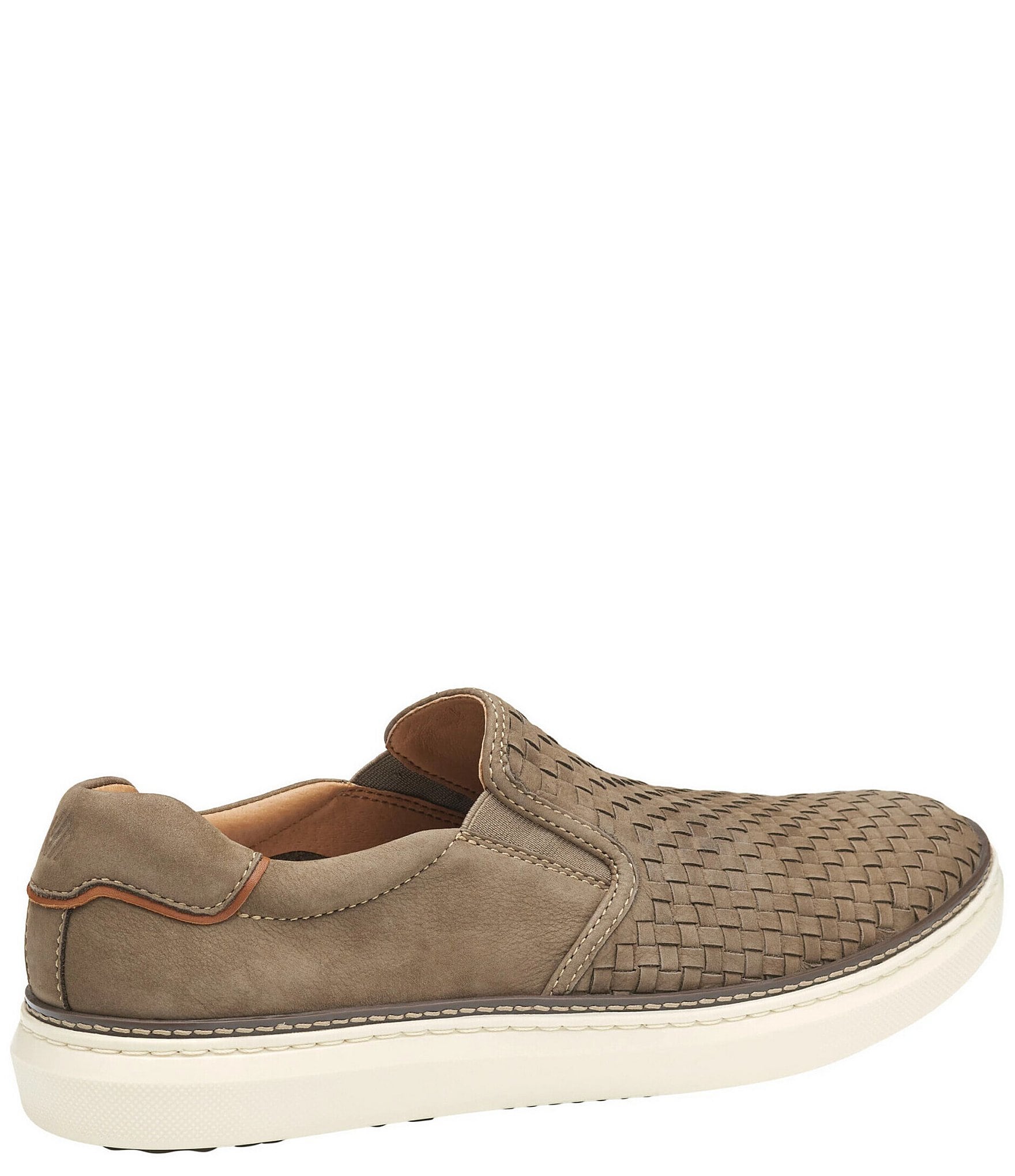 Johnston & Murphy Mens McGuffey 2 Woven Nubuck Slip On Sneakers