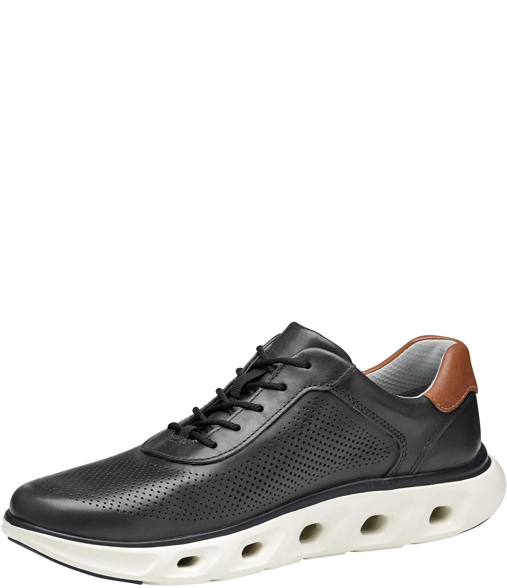 Johnston & Murphy Men's Reactivate Perforated Leather U-Throat Sneakers