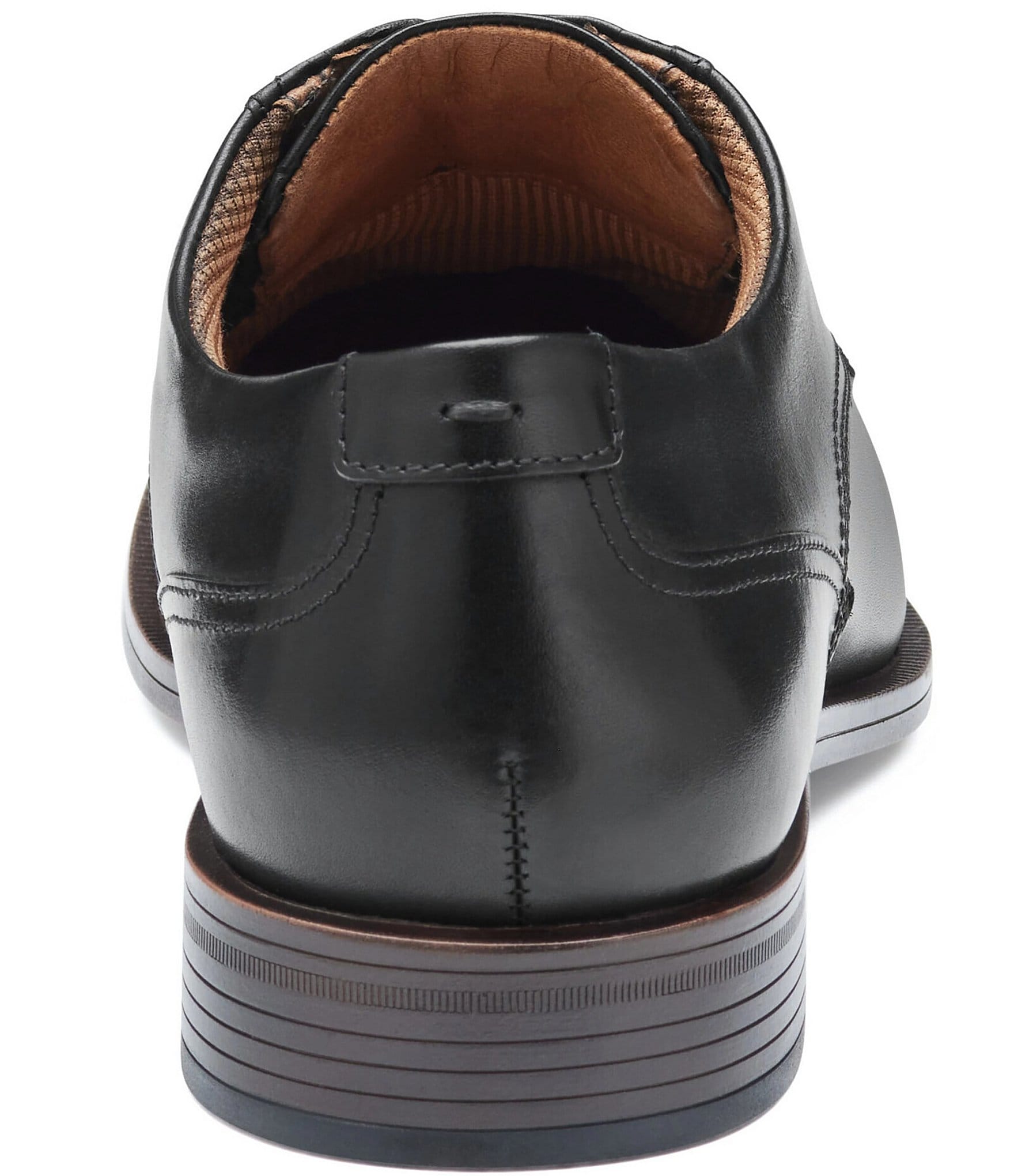Johnston & Murphy Men's Reeve Leather Plain Toe Oxfords