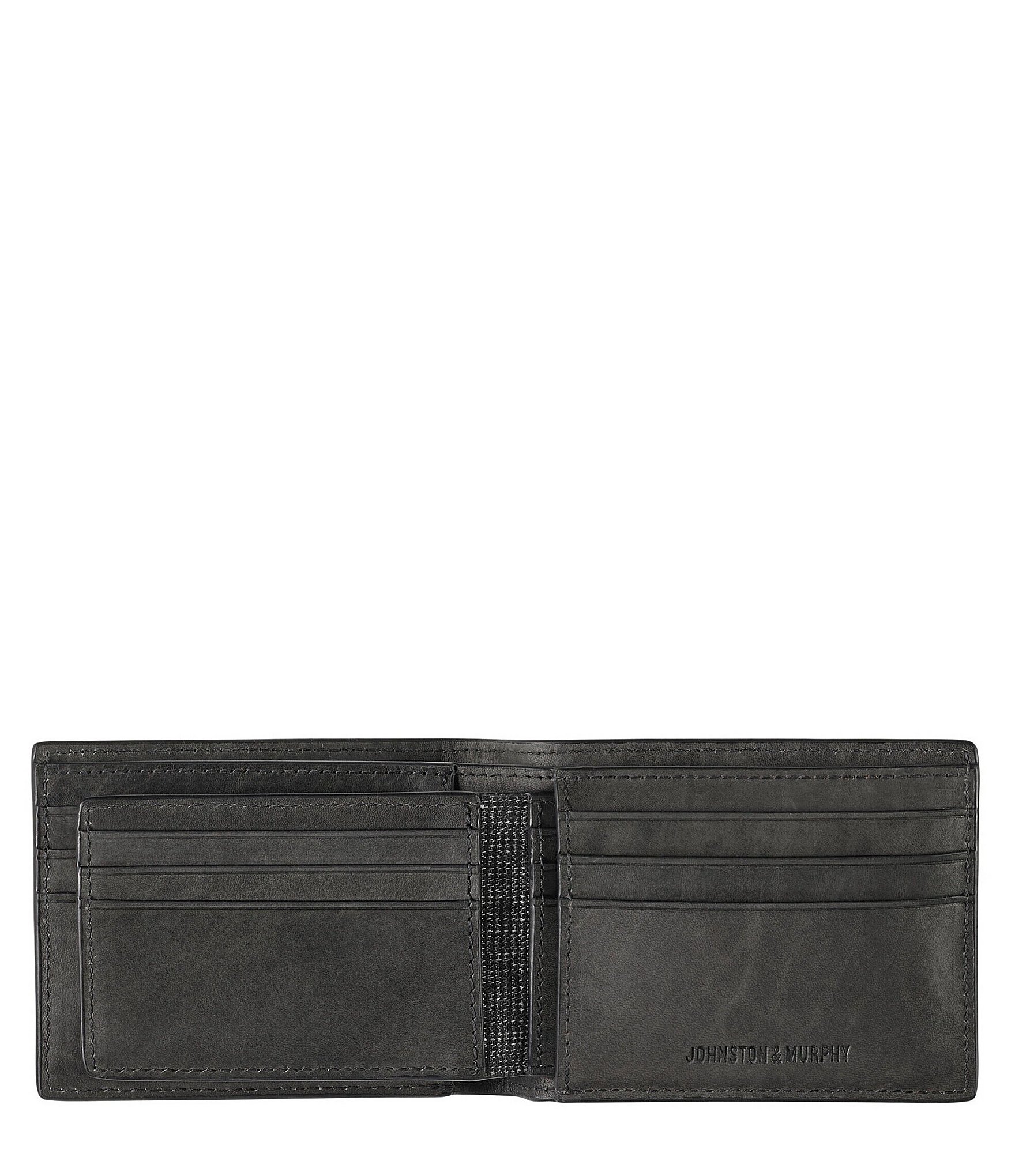 Johnston & Murphy Men's Rhodes 2-in-1 Leather Billfold Wallet