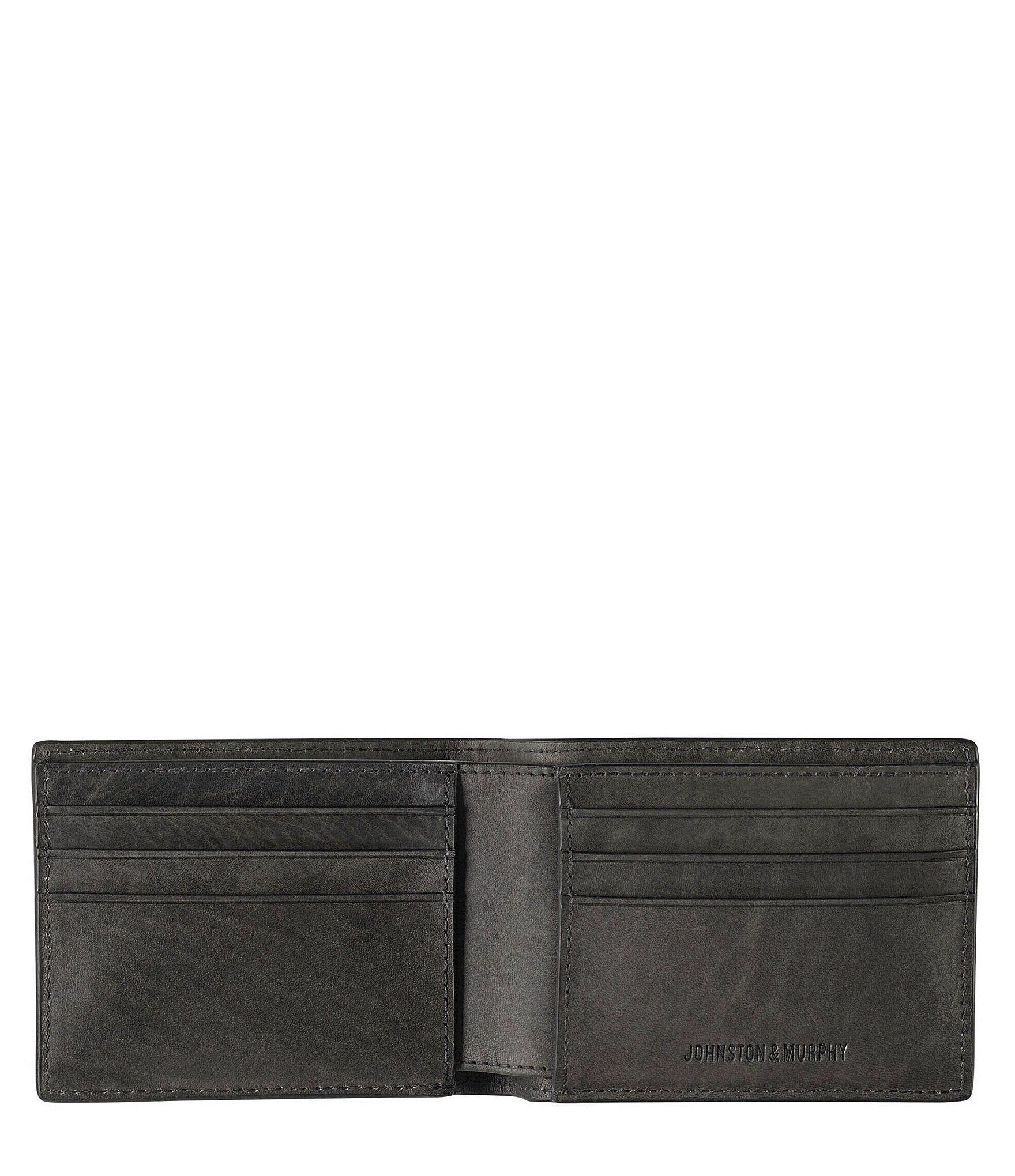 Johnston & Murphy Men's Rhodes 2-in-1 Leather Billfold Wallet