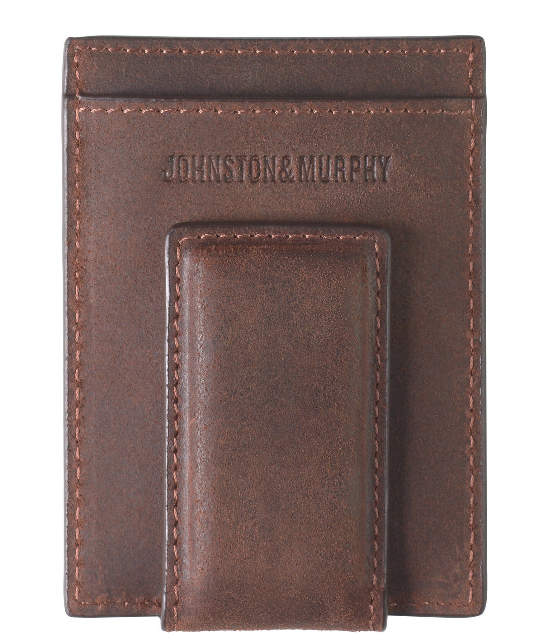 Johnston & Murphy Men's Rhodes Leather Front Pocket Wallet