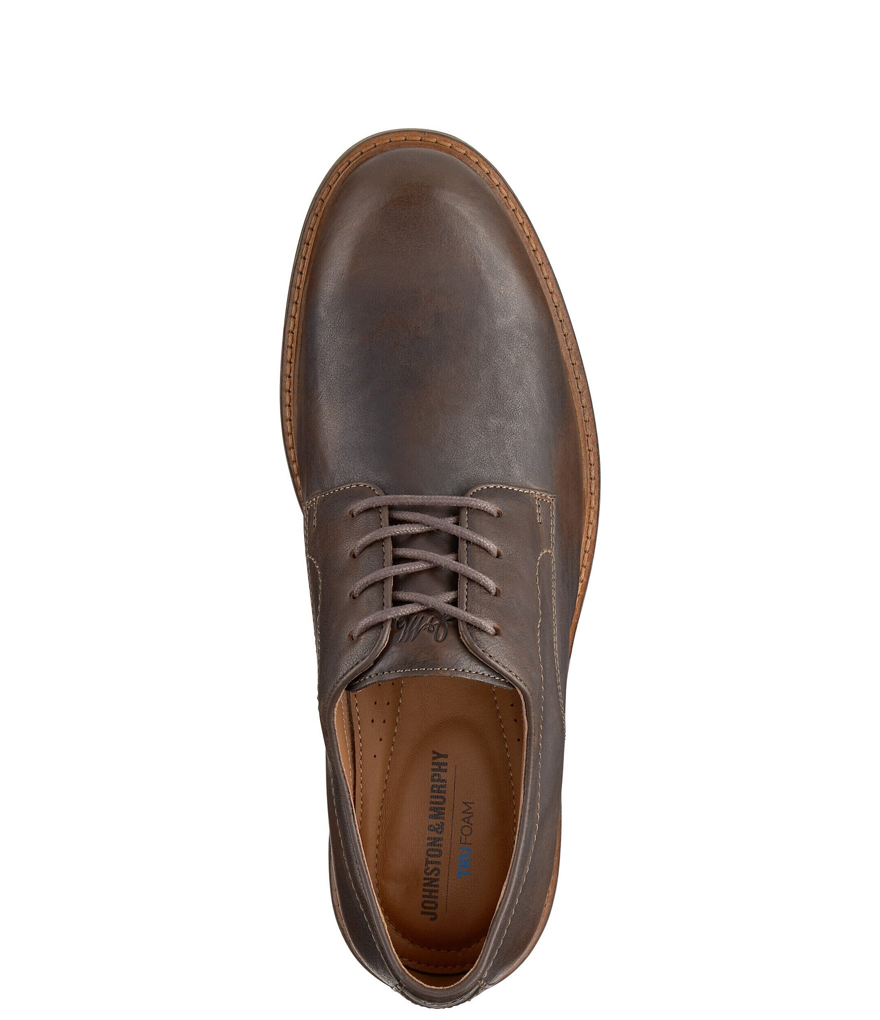 Johnston & Murphy Mens Ripley Plain Toe Oxfords