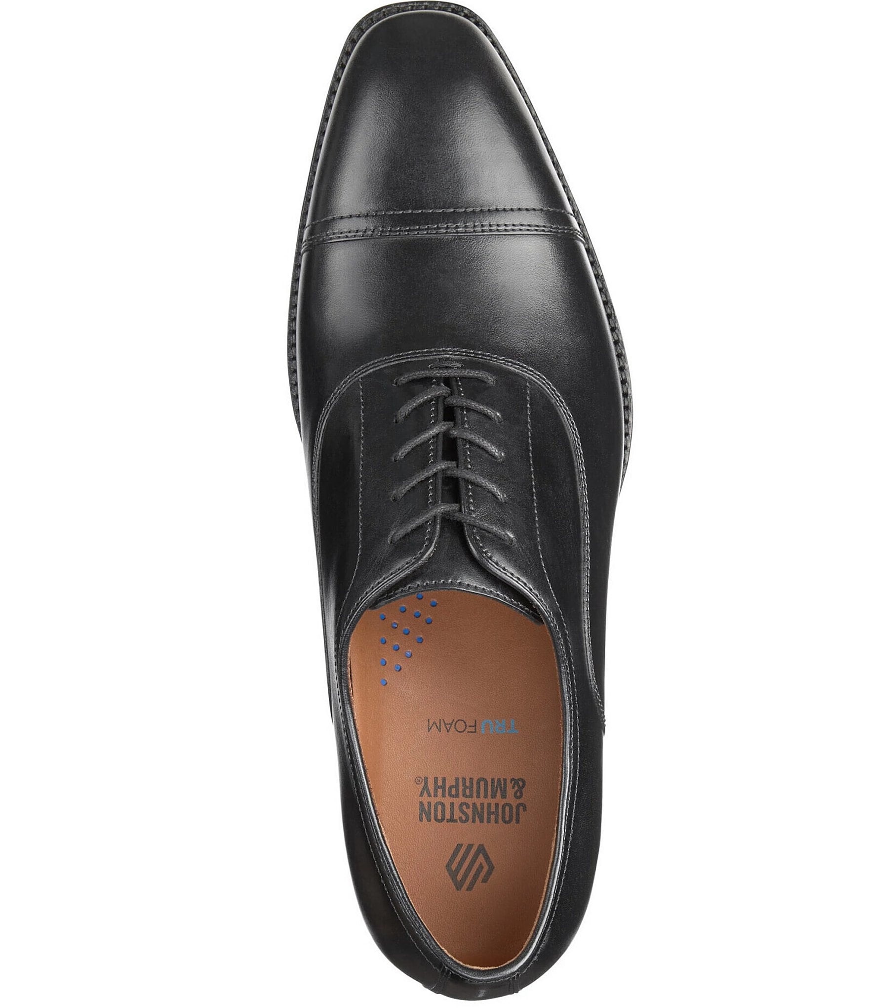 Johnston & Murphy Men's Sullivan Leather Cap Toe Oxfords