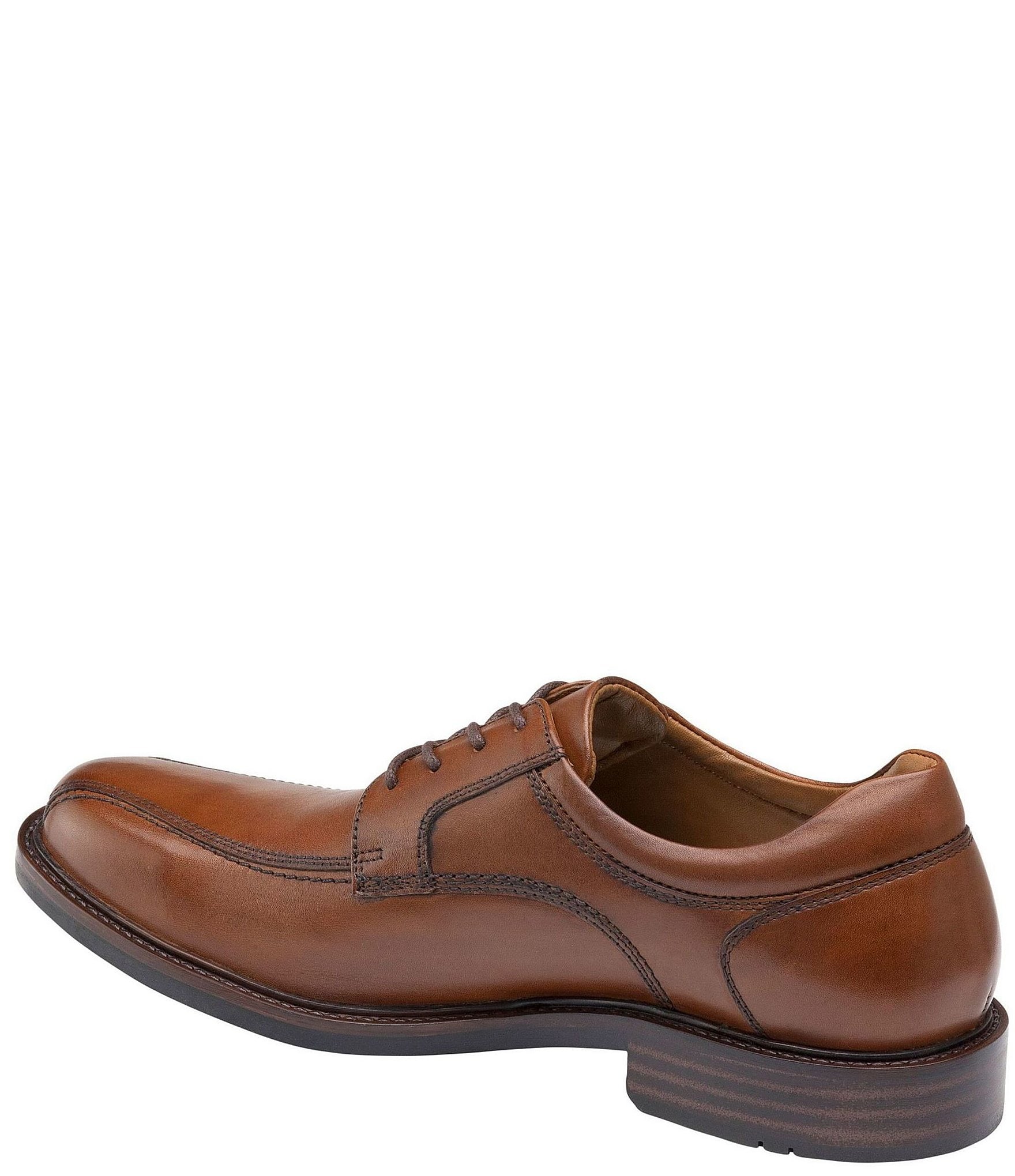 Johnston & Murphy Men's Tabor Run Off Leather Lace-Up Bike Toe Dress Shoes