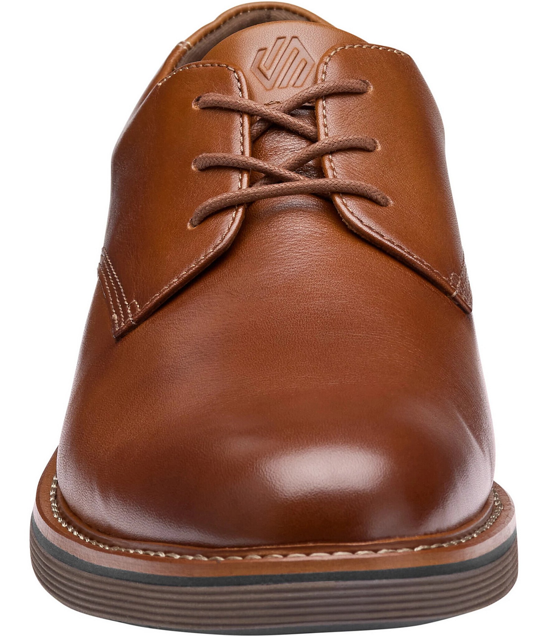 Johnston & Murphy Men's Tyson Leather Plain Toe Oxfords