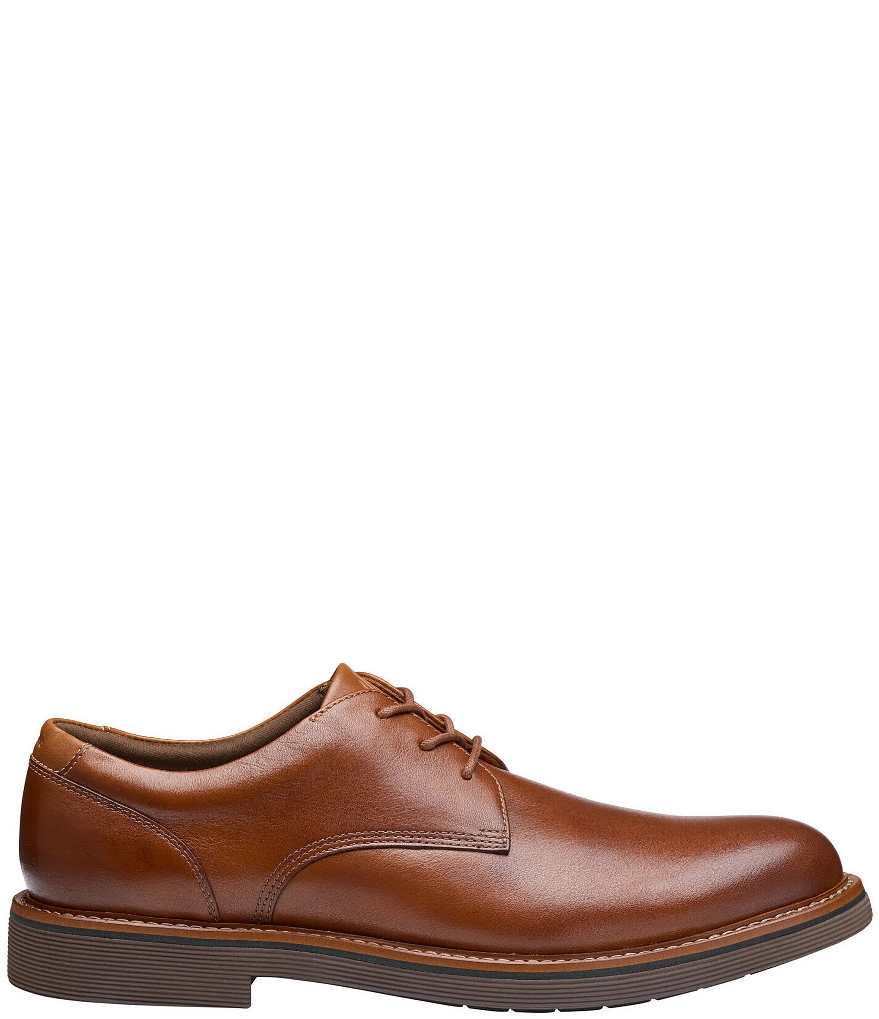 Johnston & Murphy Men's Tyson Leather Plain Toe Oxfords