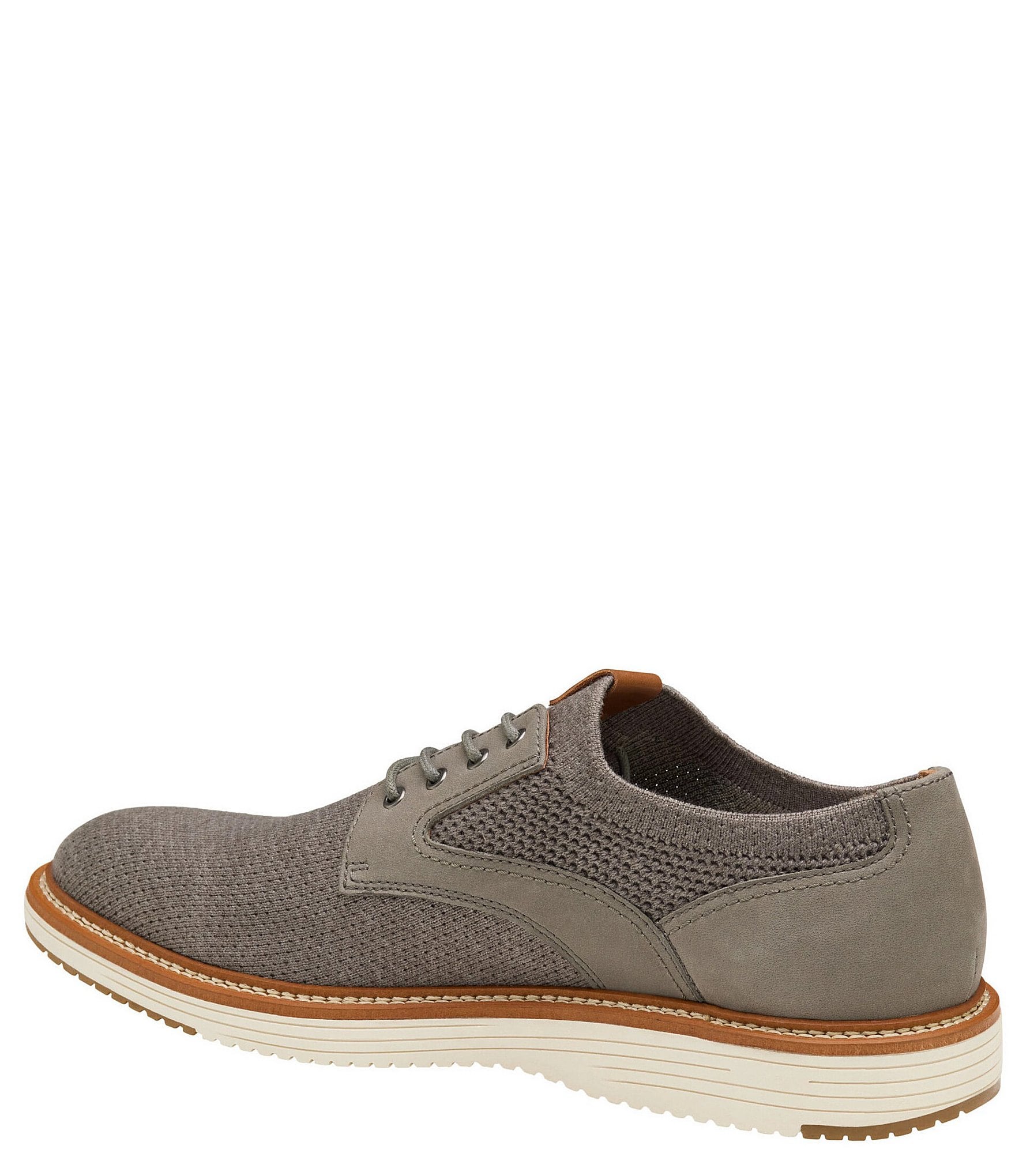 Johnston & Murphy Men's Upton Knit Plain Toe Lace Up Oxfords