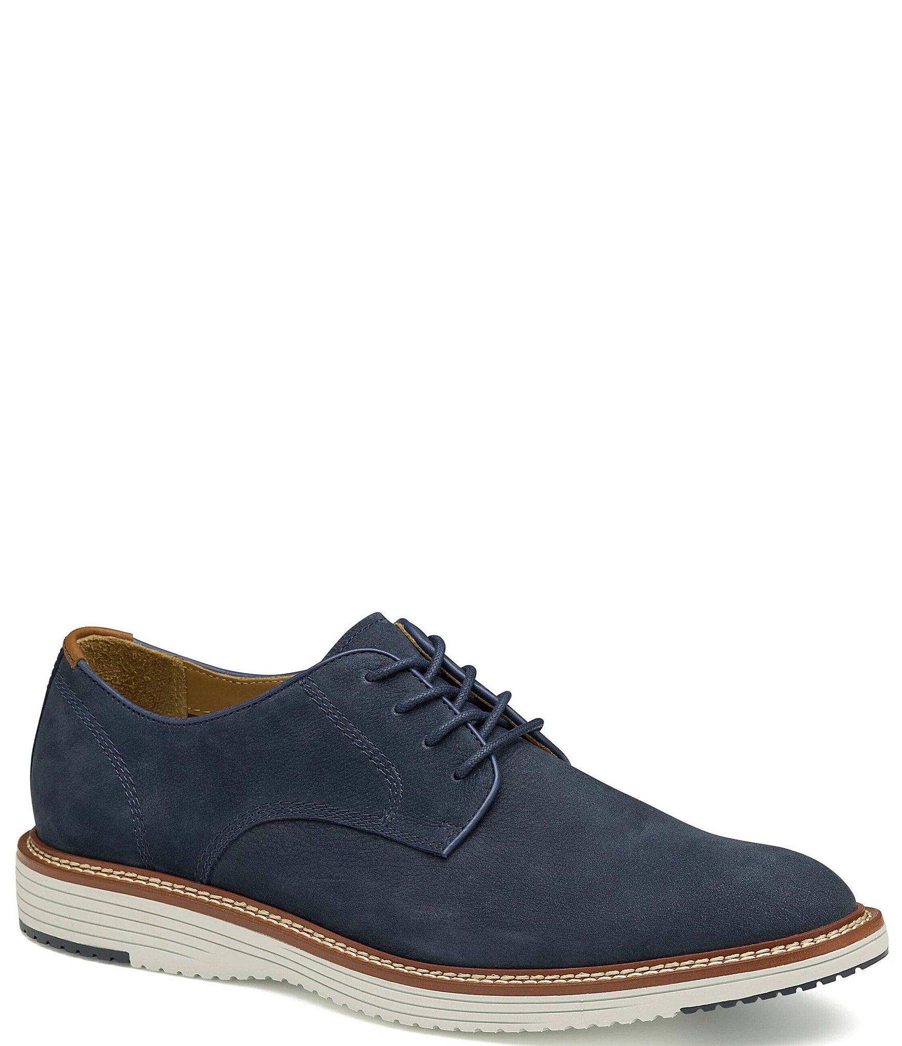 Johnston & Murphy Men's Upton Nubuck Plain Toe Oxfords | Dillard's