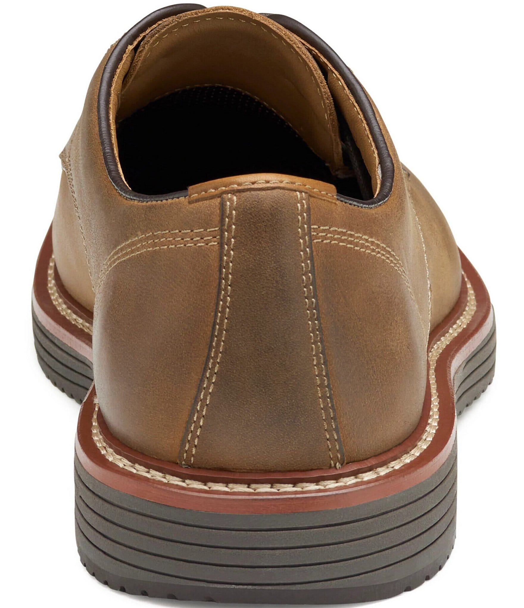 Johnston & Murphy Men's Upton Leather Plain Toe Leather Oxfords