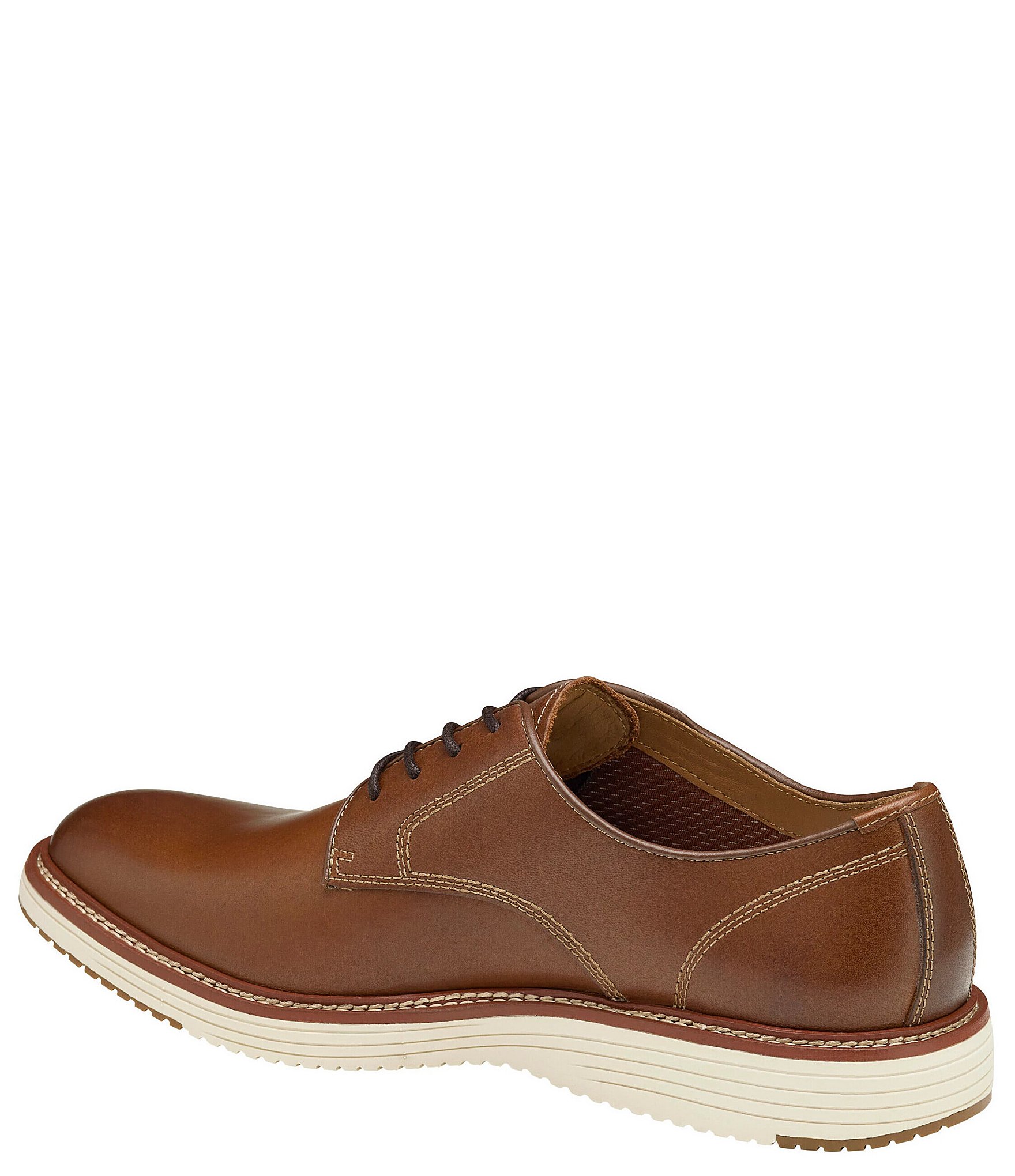 Johnston & Murphy Men's Upton Leather Plain Toe Leather Oxfords