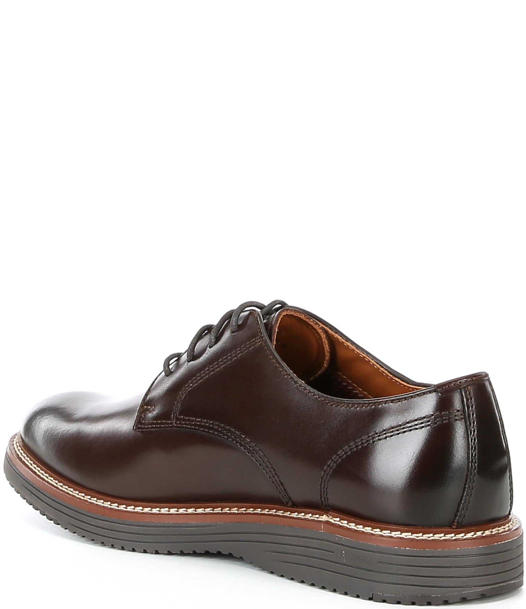 Johnston & Murphy Men's Upton Plain Toe Leather Oxfords