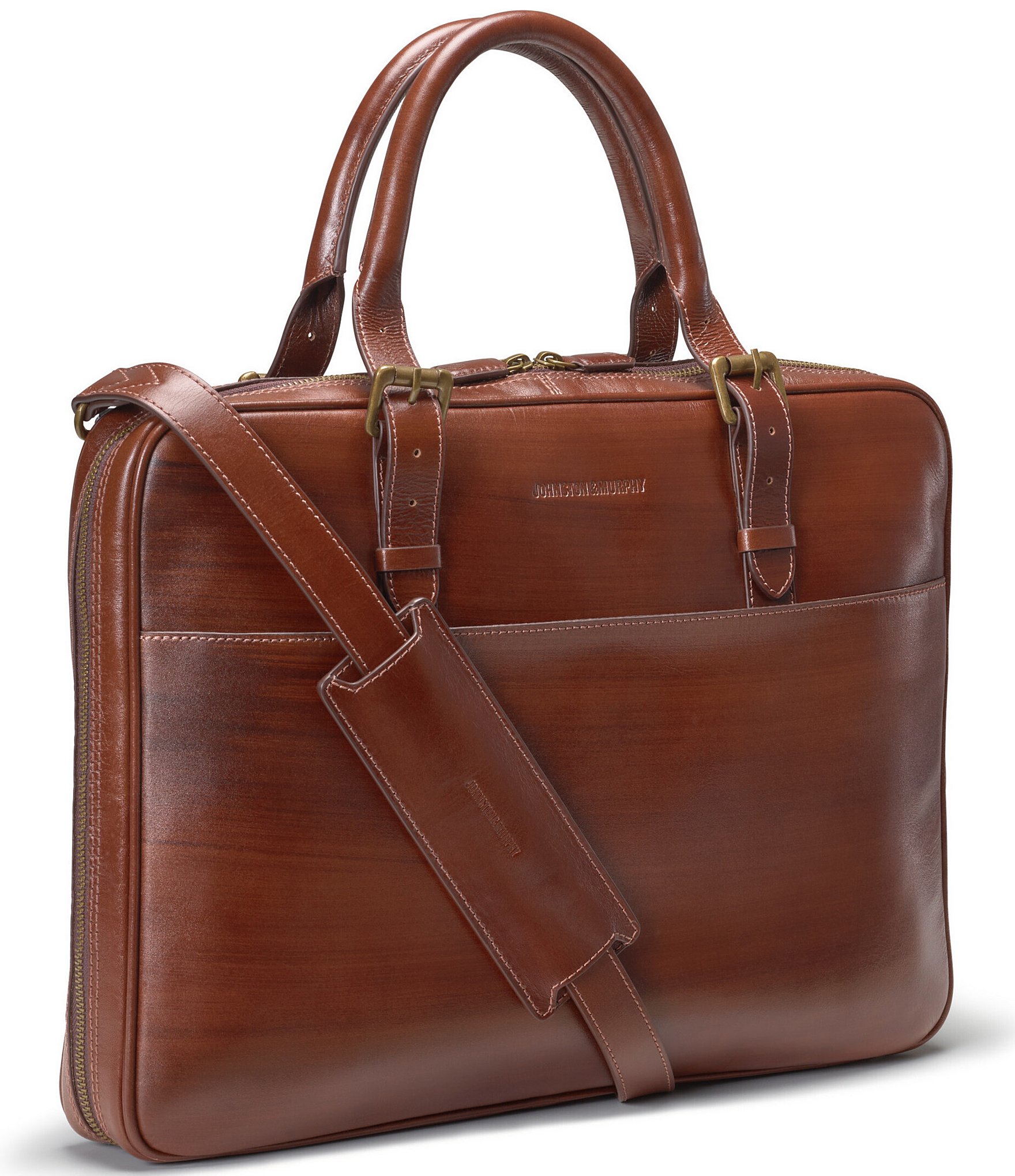 Johnston & Murphy Men's Whitmore Hand Painted Briefcase