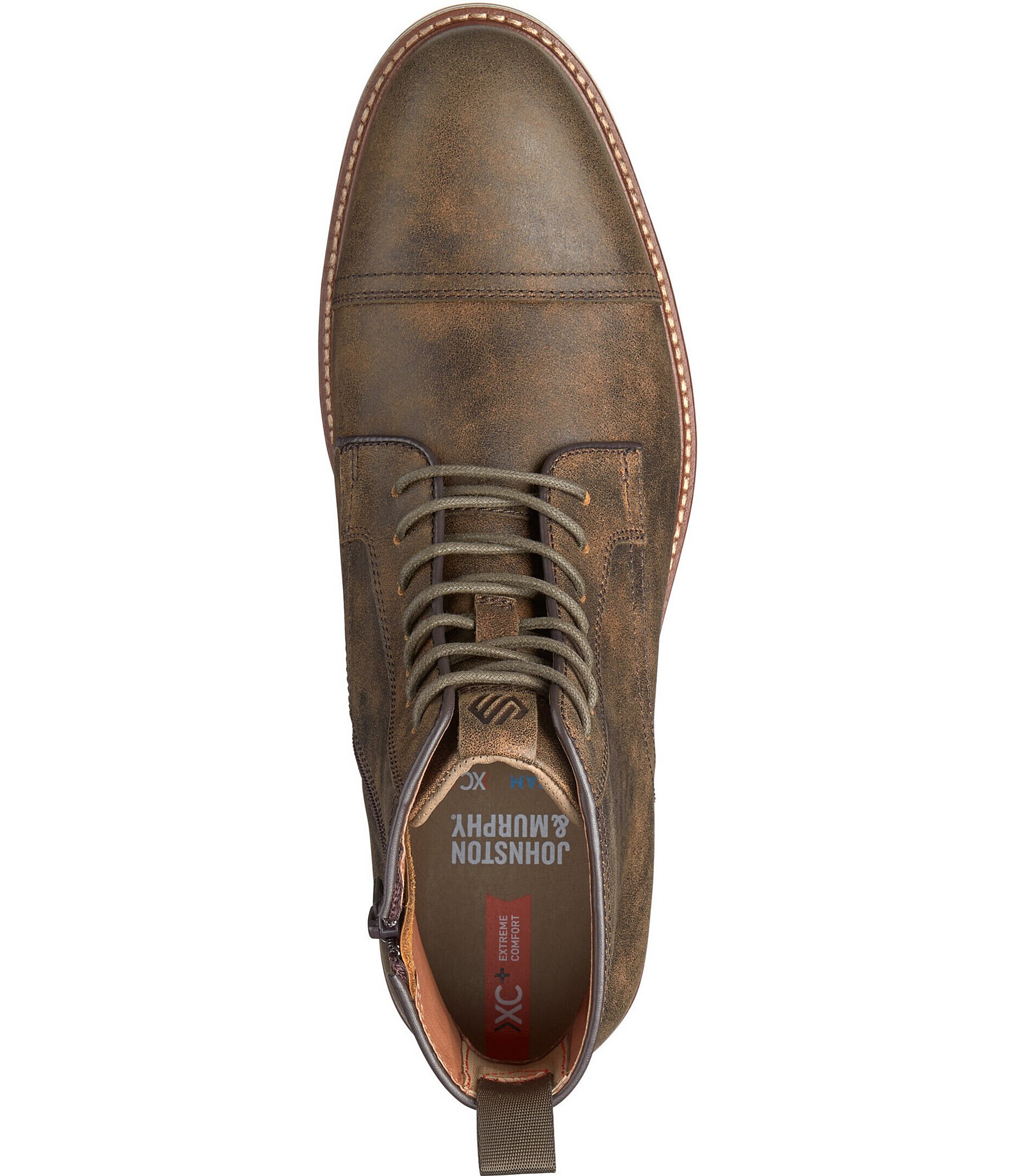 Johnston & Murphy Men's XC+ Durham Cap Toe Waterproof Boots