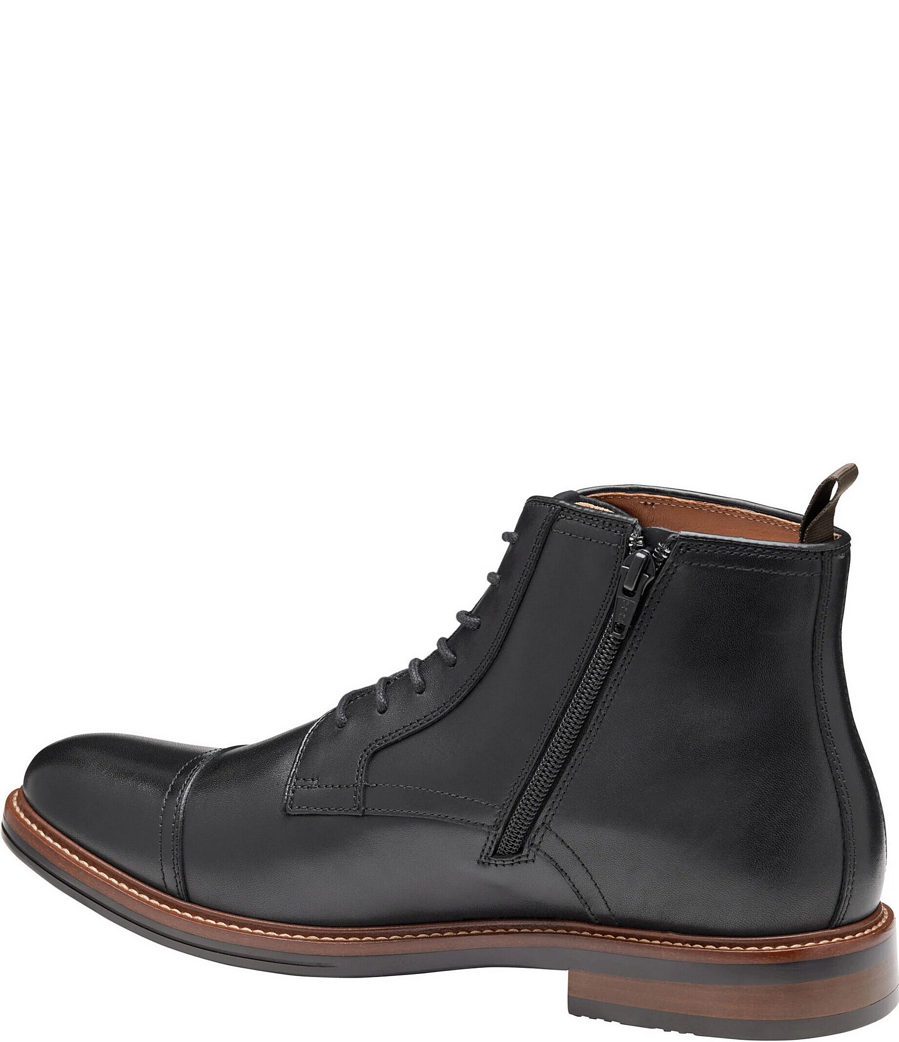 Johnston & Murphy Men's XC+ Durham Waterproof Leather Cap Toe Boots