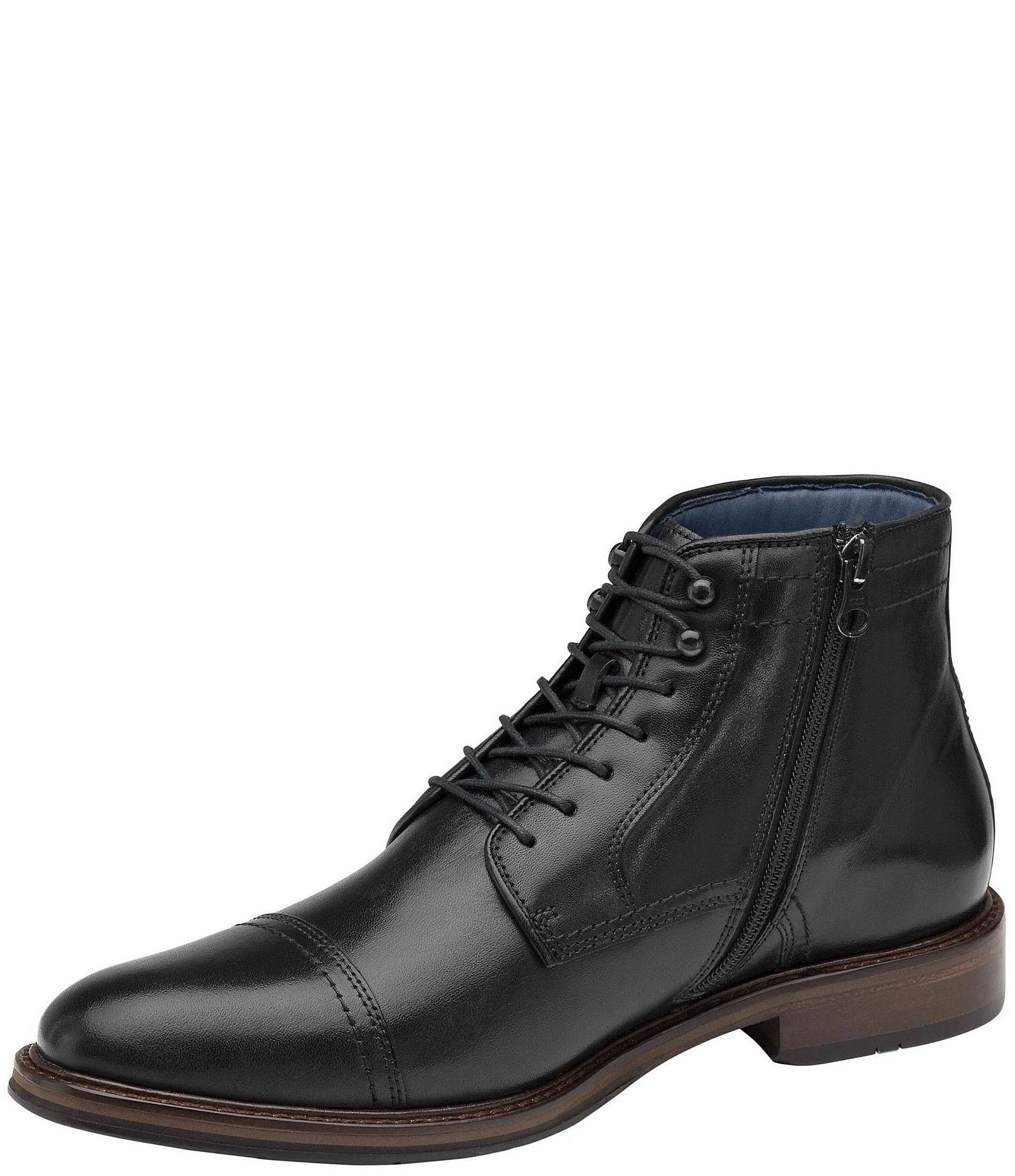 Johnston & Murphy Men's XC Flex Raleigh Leather Cap Toe Boots
