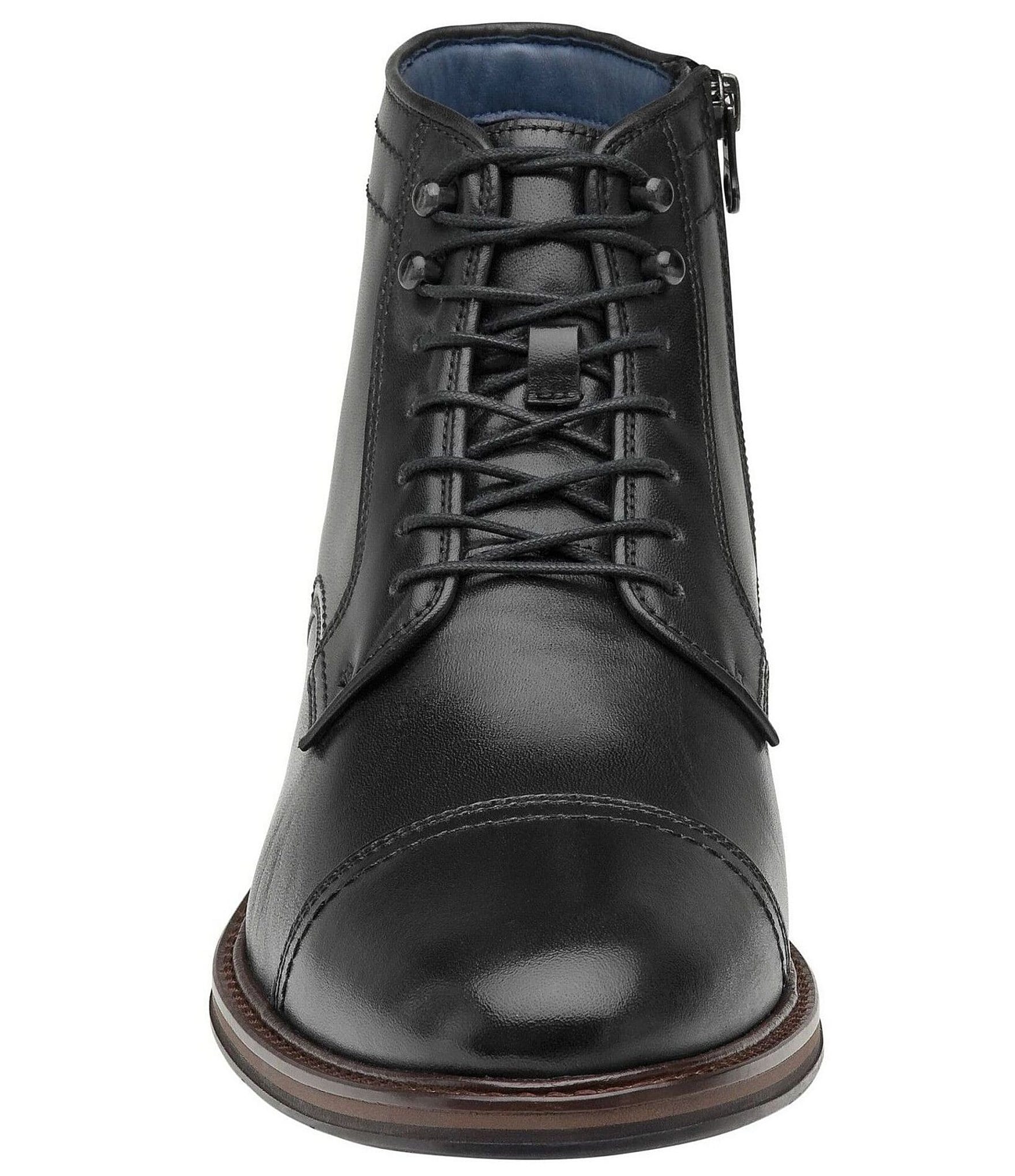 Johnston & Murphy Men's XC Flex Raleigh Leather Cap Toe Boots