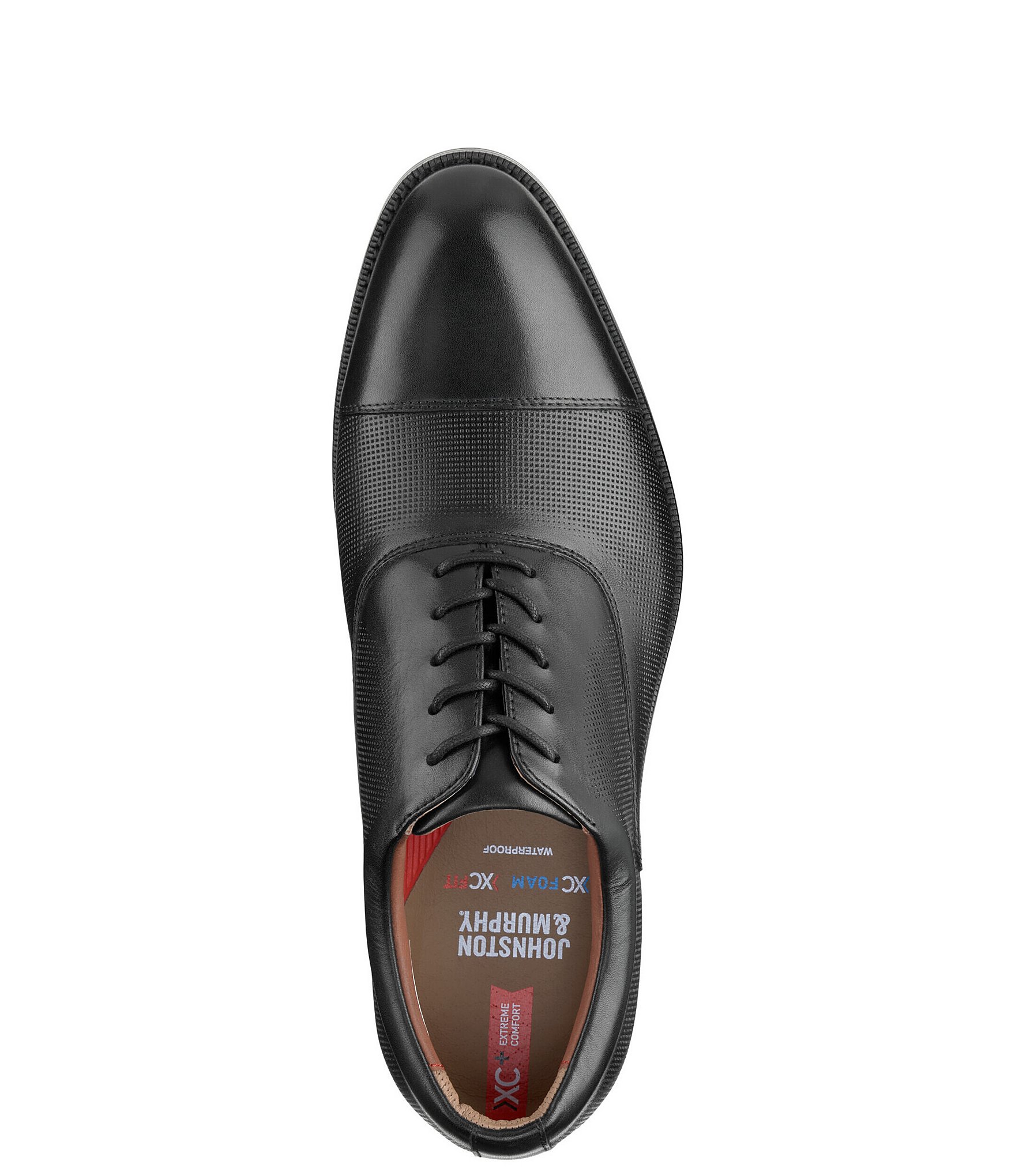 Johnston & Murphy Men's XC+Copley Cap Toe Waterproof Oxfords