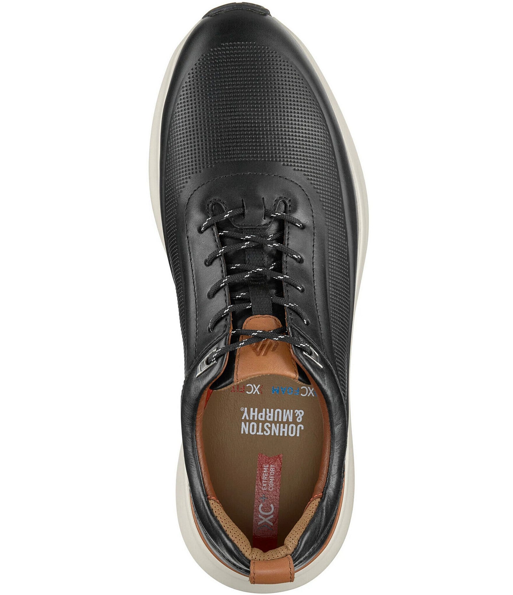 Johnston & Murphy Men's XC+Declan U-Throat Waterproof Leather Sneakers