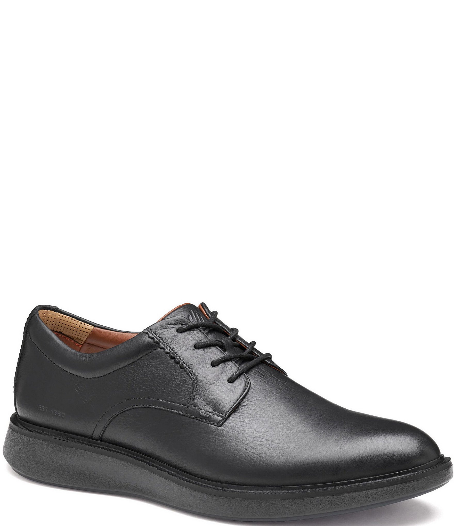 Johnston & Murphy Men's XC+Parker Leather Plain Toe Oxfords