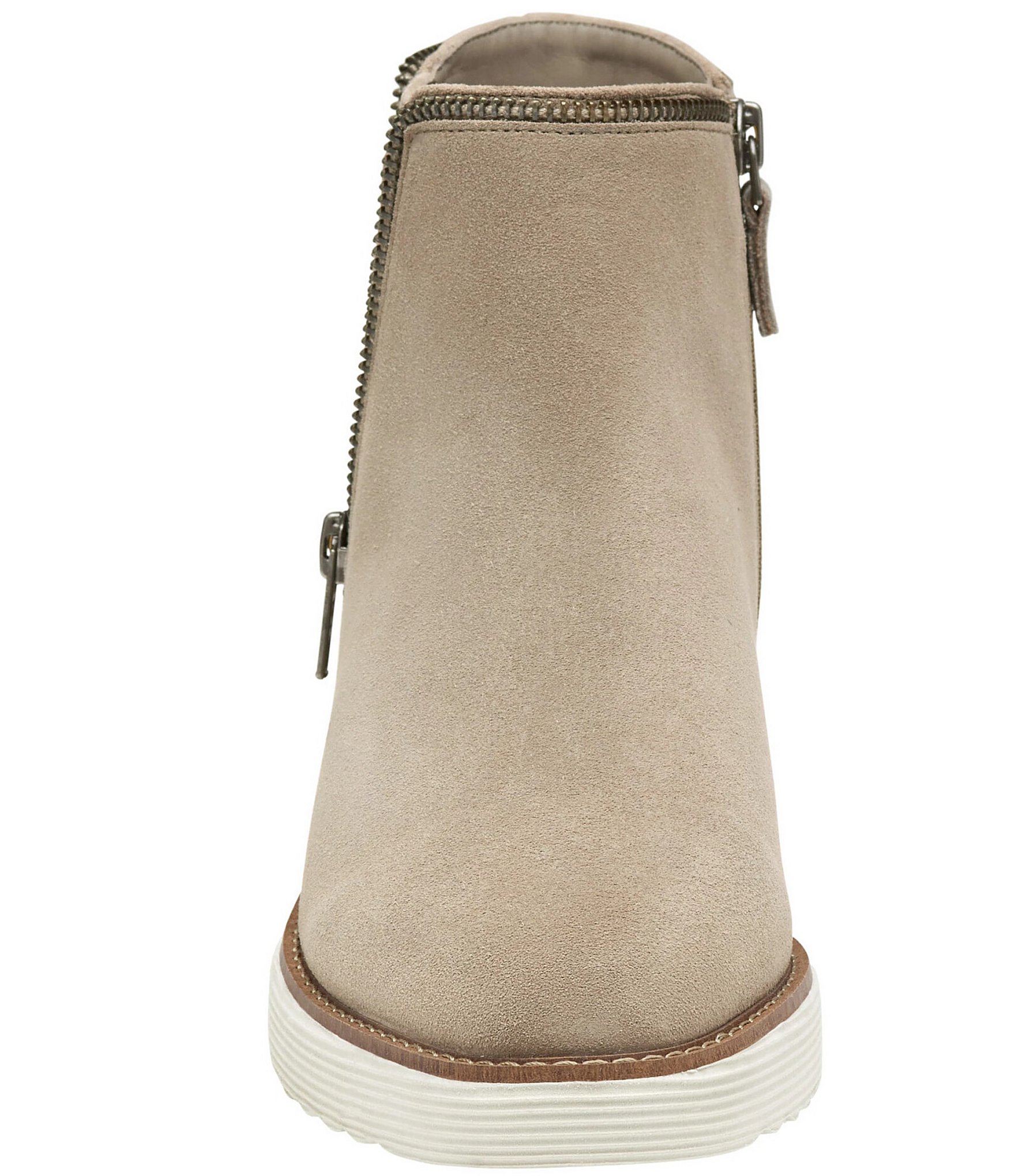 Johnston & Murphy Mitzi Suede Wedge Booties
