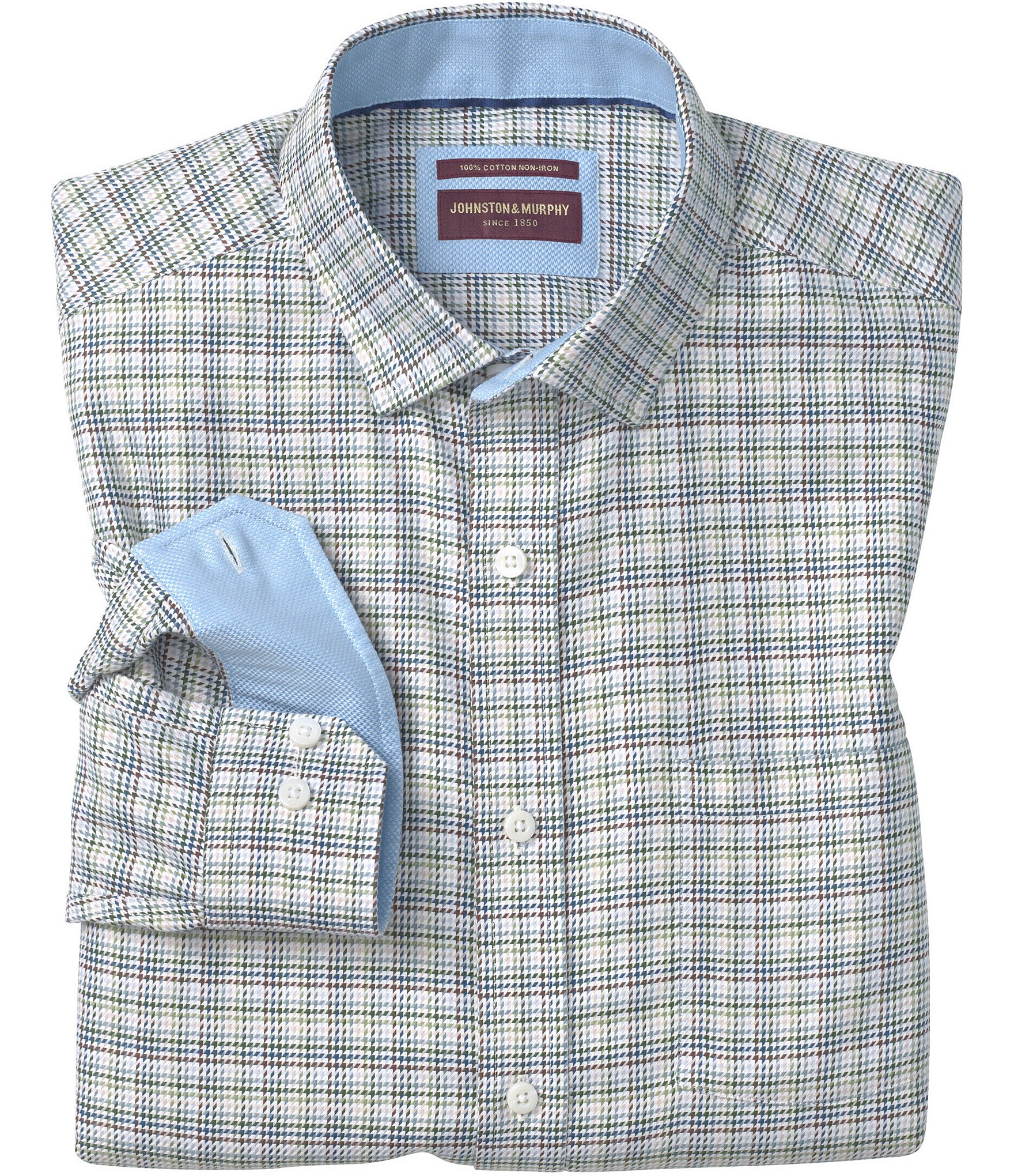 Johnston & Murphy Ovation Non Iron Long Sleeve Woven Shirt