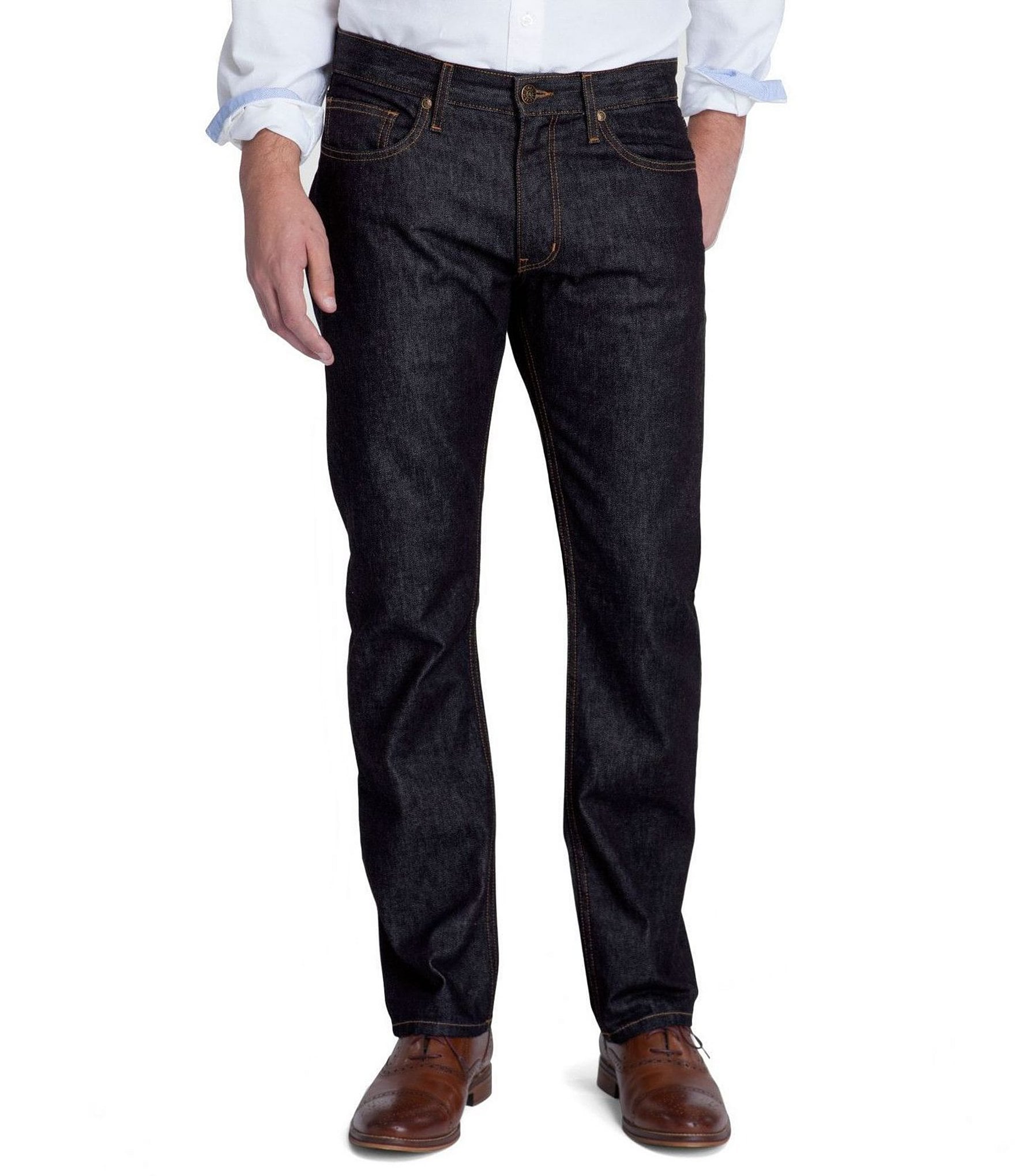Johnston & Murphy Regular Fit Stretch Denim Jeans | Dillard's