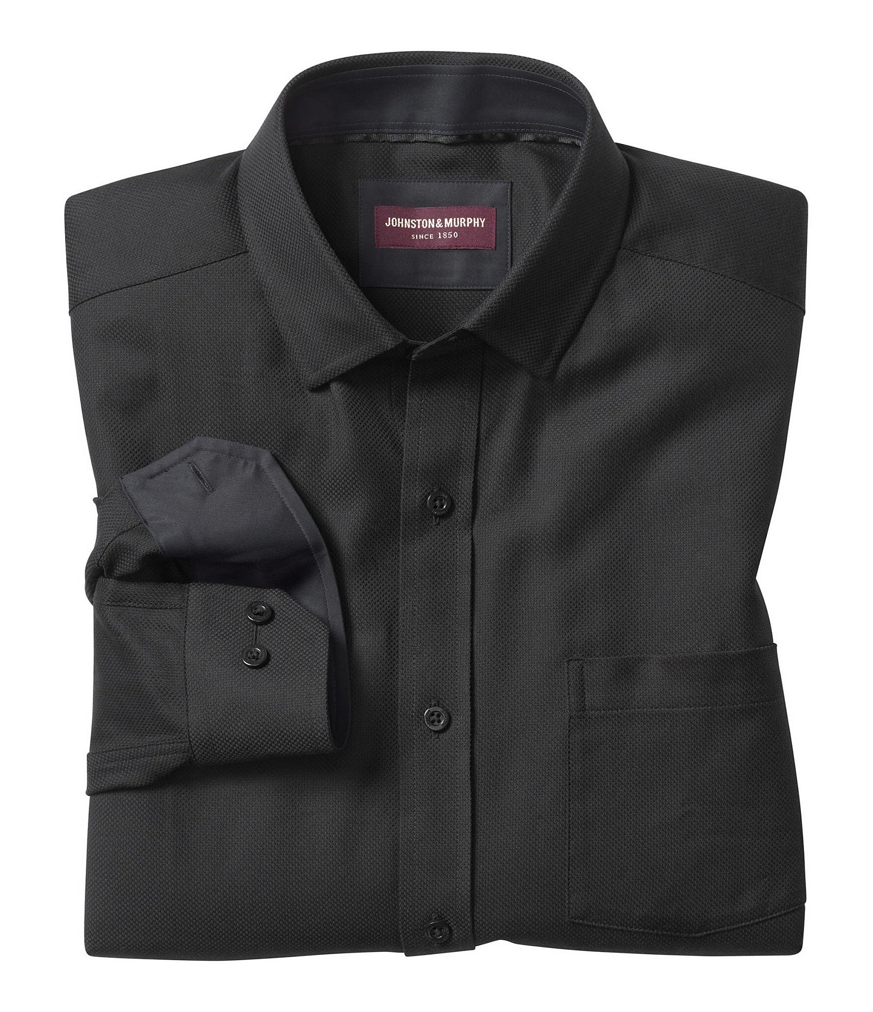 Black dress shirt button down cheap collar