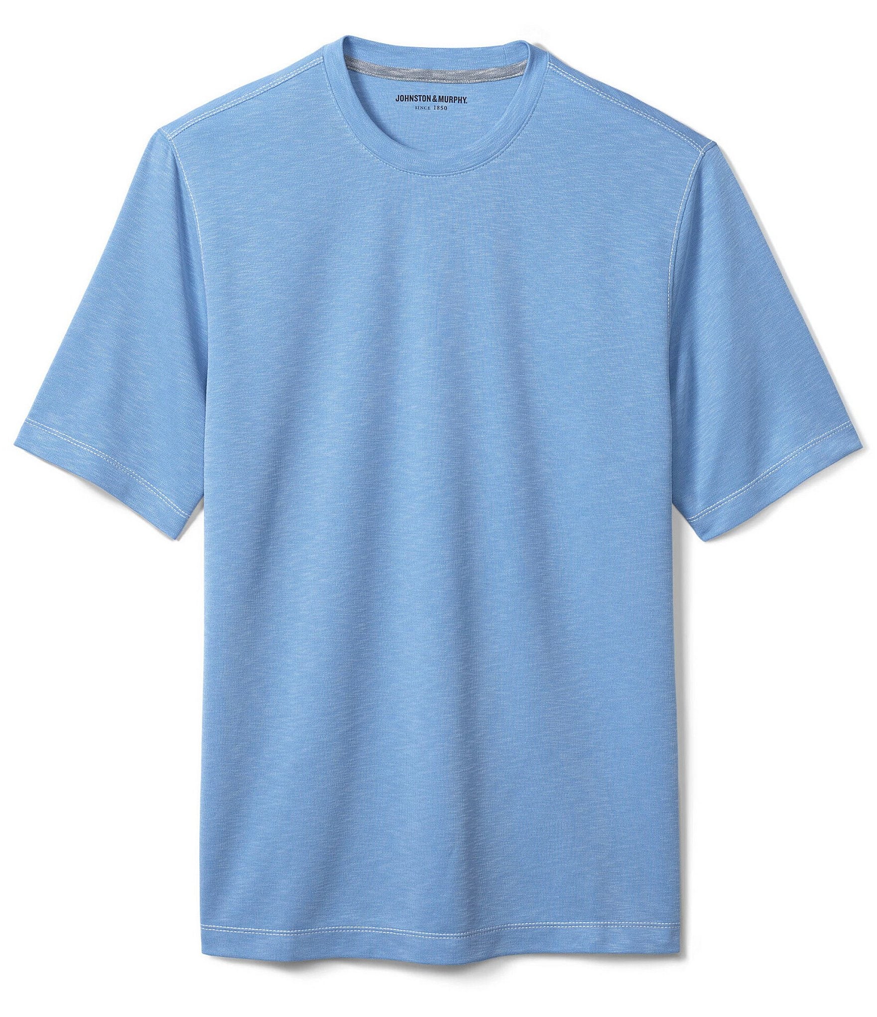 Johnston & Murphy Vintage Slub Short-Sleeve Crewneck T-Shirt | Dillard's