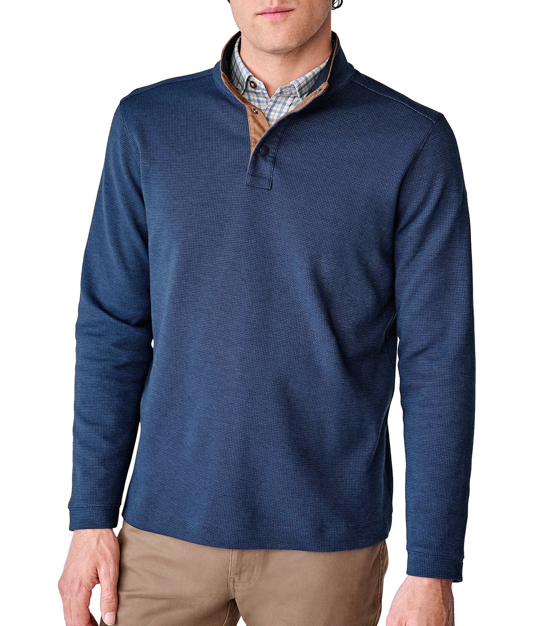 Johnston & Murphy Westcott Quarter Snap Pullover