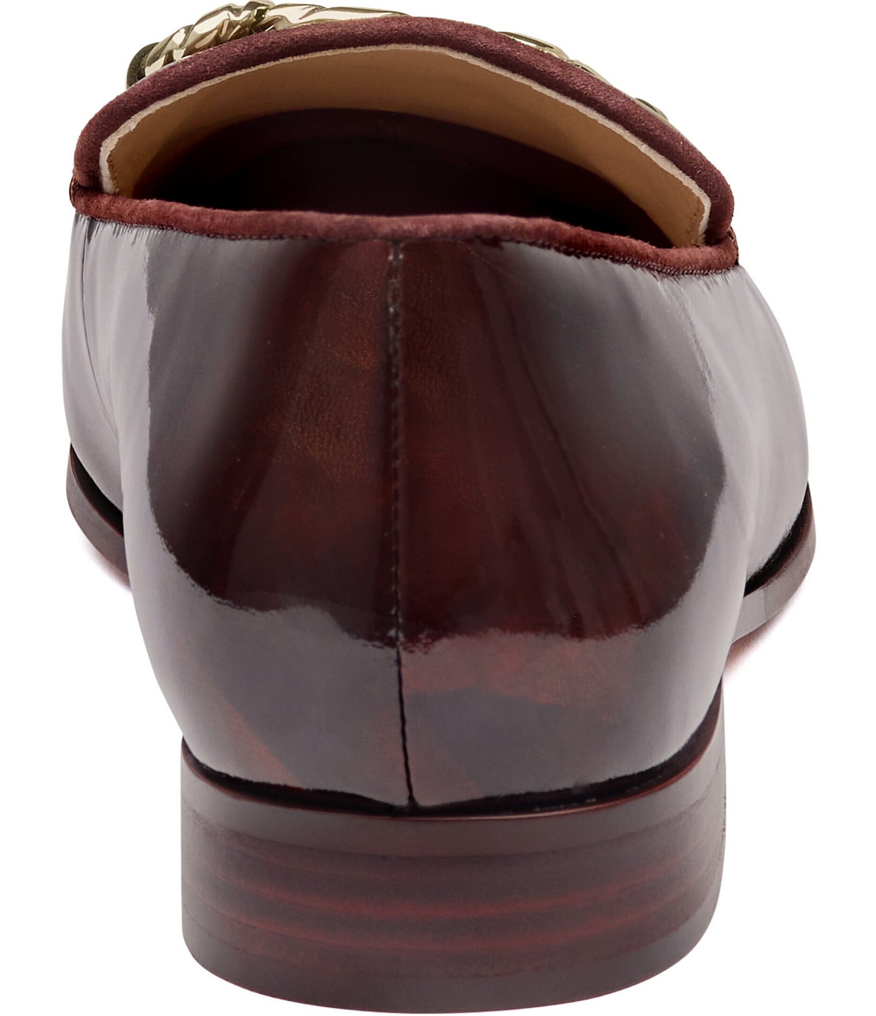 Johnston & Murphy Women's Ali Patent Leather Chain Loafers