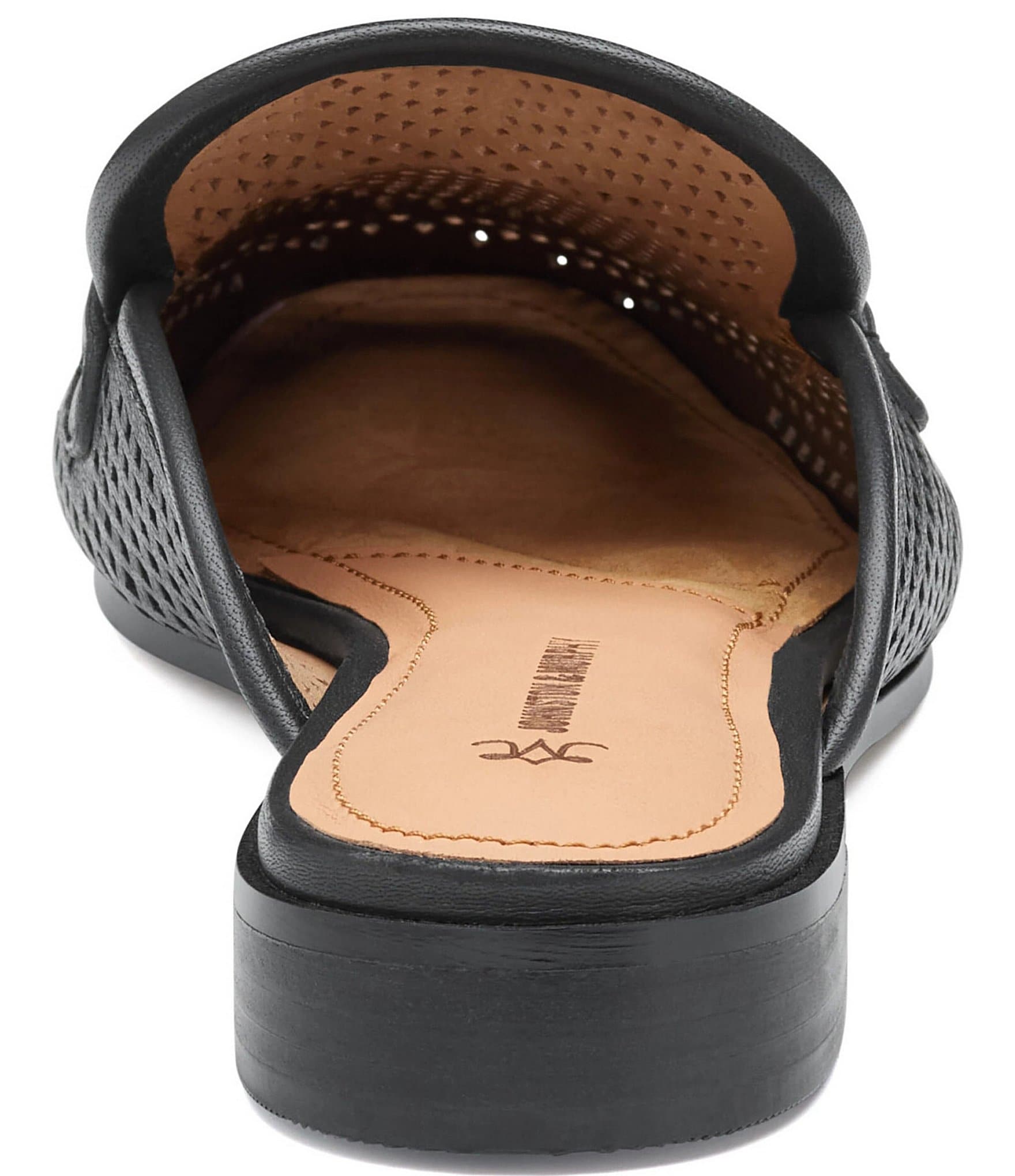 Johnston & Murphy Women's Ali Perforated Bit Buckle Loafer Mules