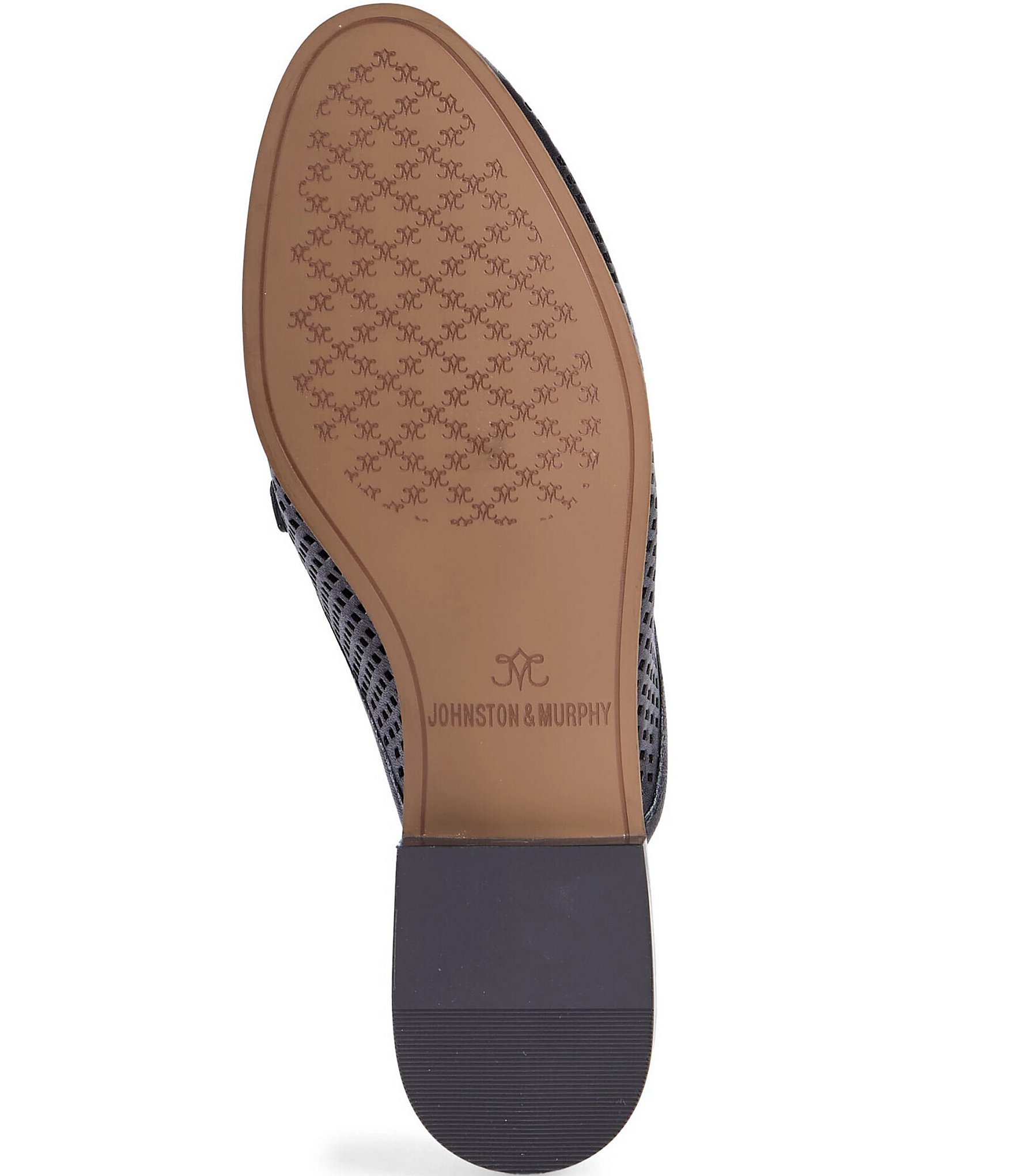 Johnston & Murphy Women's Ali Perforated Bit Buckle Loafer Mules