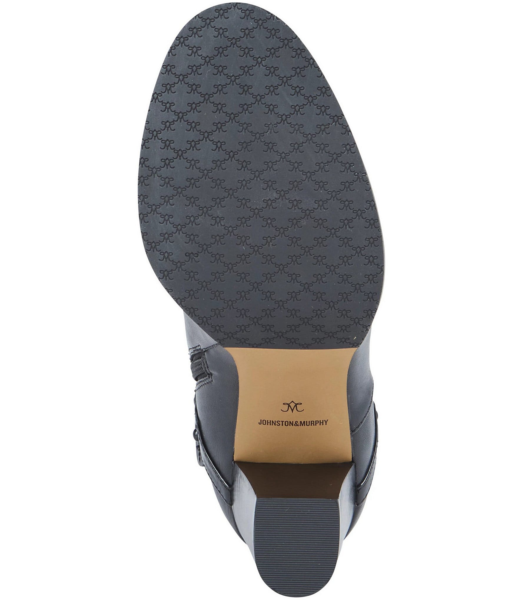 Johnston & Murphy Women's Amy Leather Belt Strap Hardware Booties