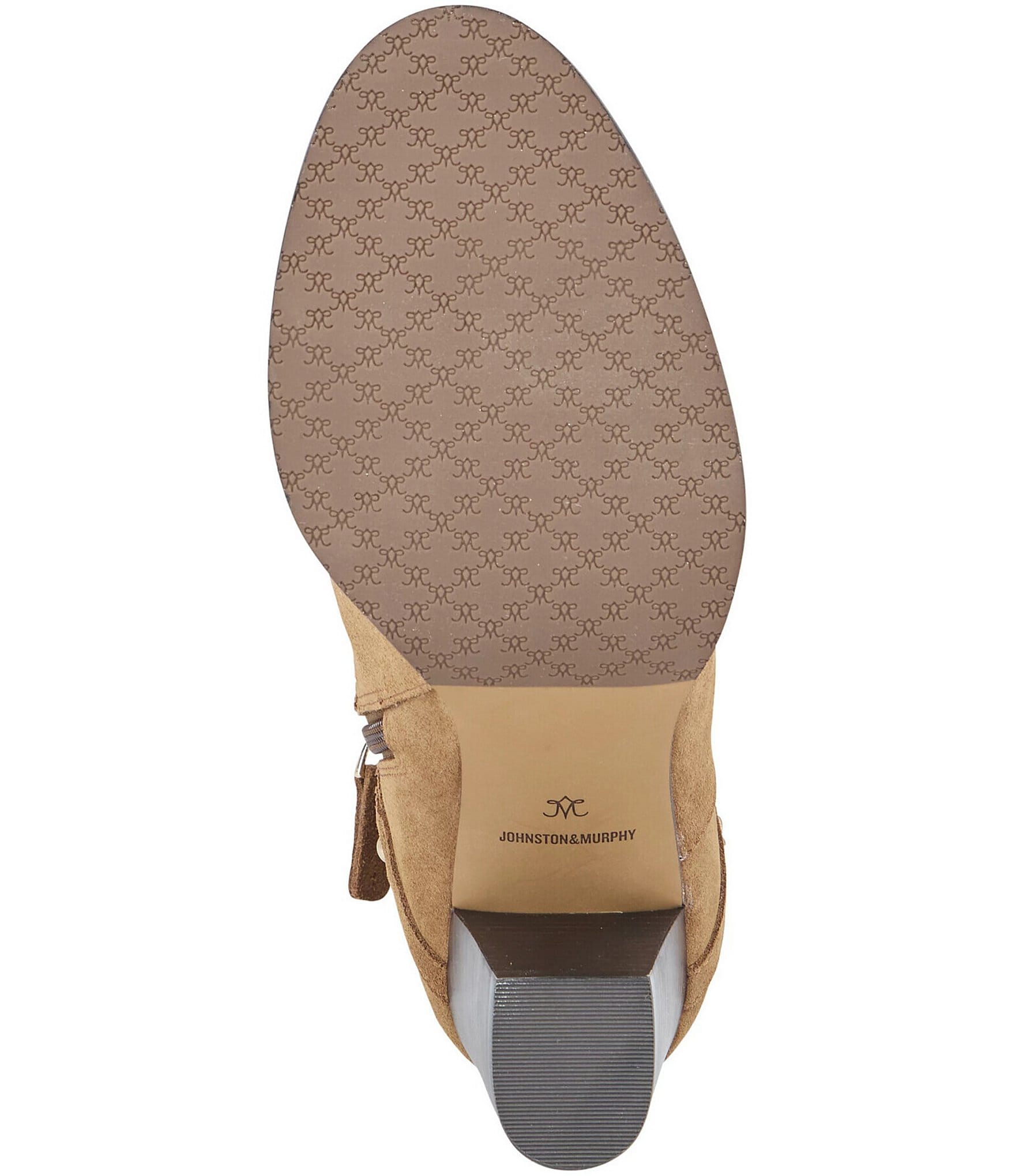 Johnston & Murphy Women's Amy Suede Belt Strap Hardware Booties