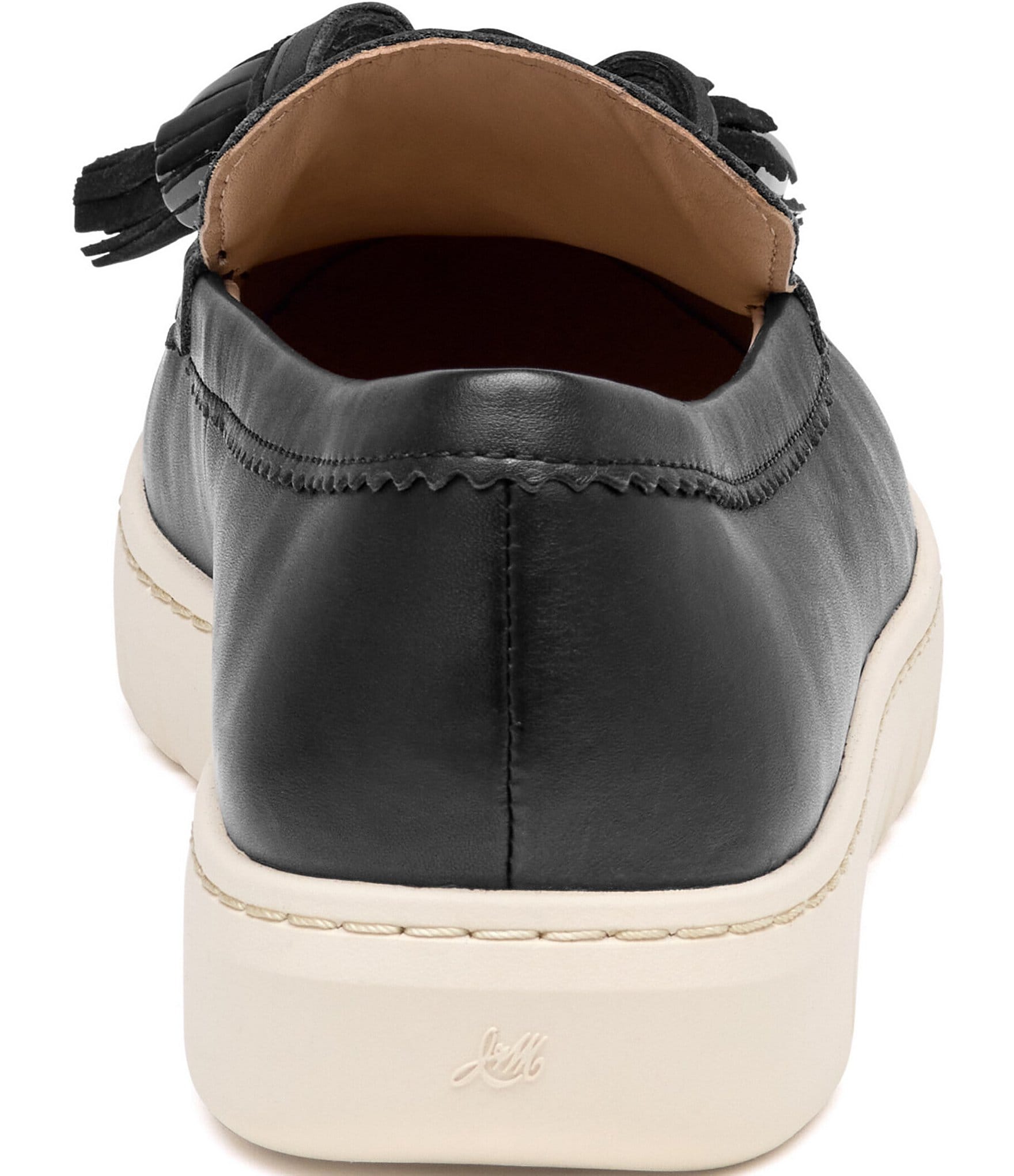 Johnston & Murphy Women's Camryn Leather Tassel Platform Loafers