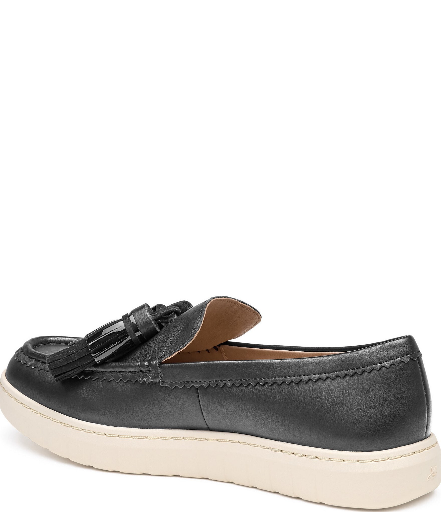 Johnston & Murphy Women's Camryn Leather Tassel Platform Loafers