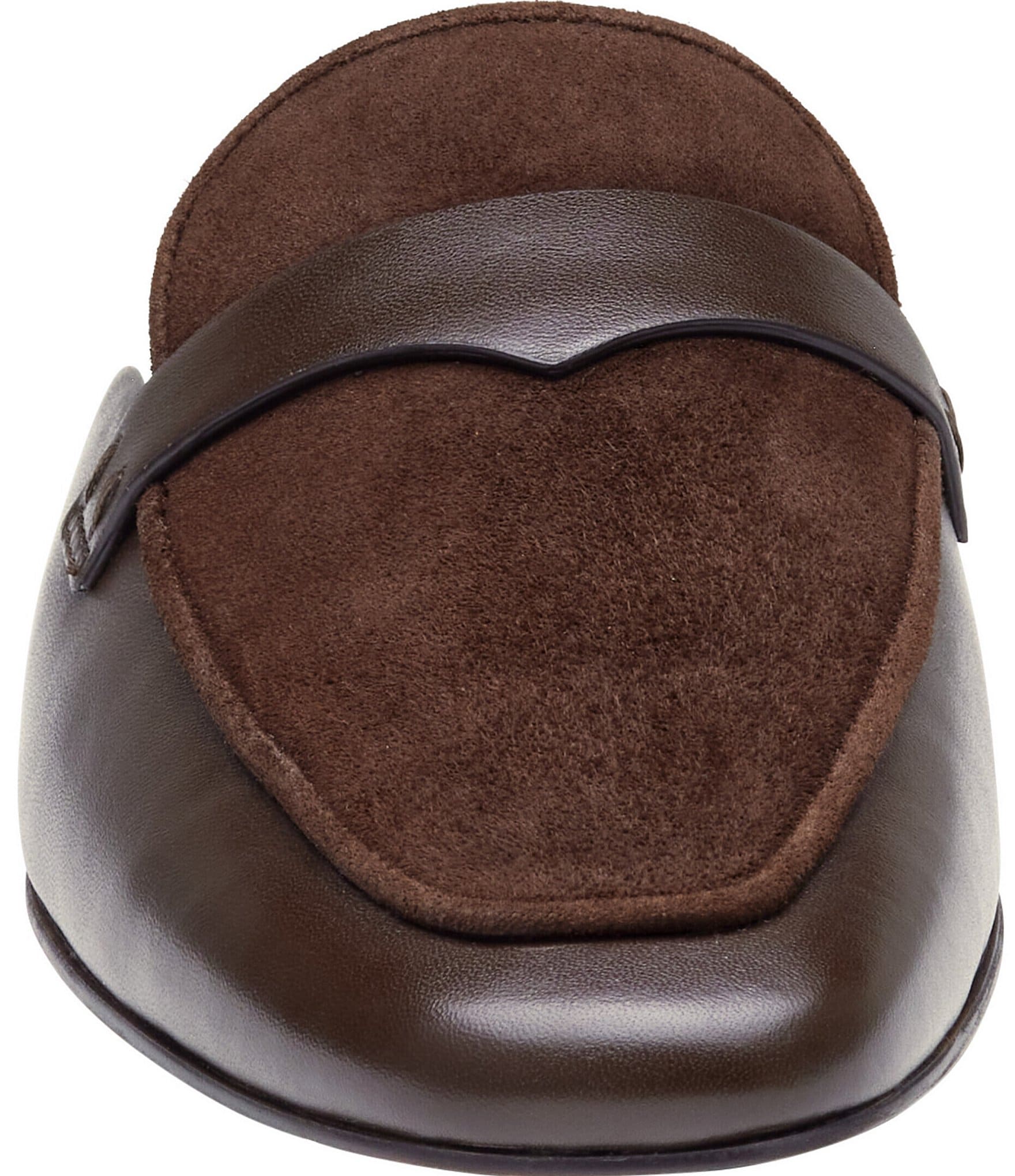 Johnston & Murphy Women's Isabel Leather Suede Mules