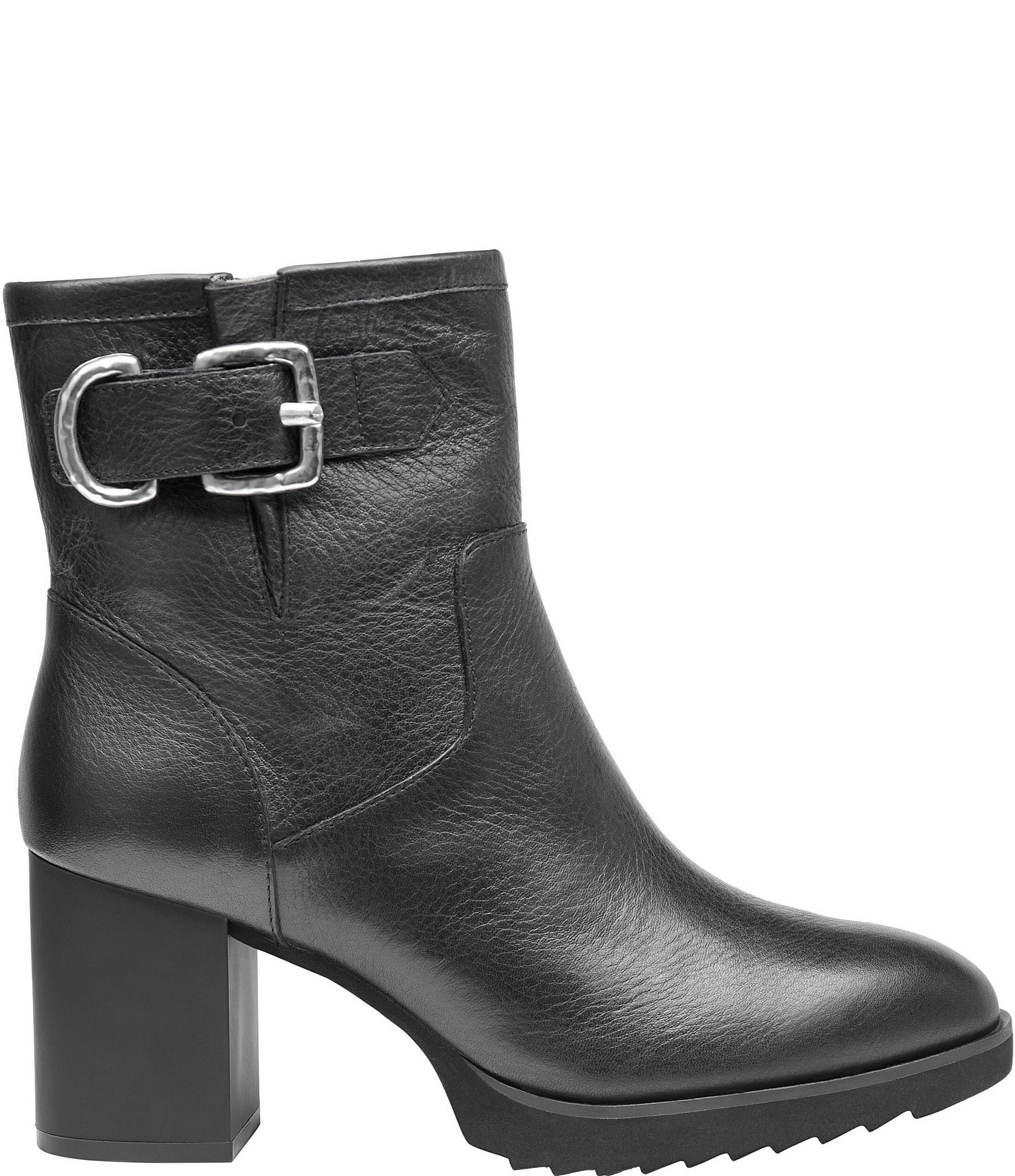 Johnston & Murphy Women's Izzie Waterproof Leather Buckle Booties