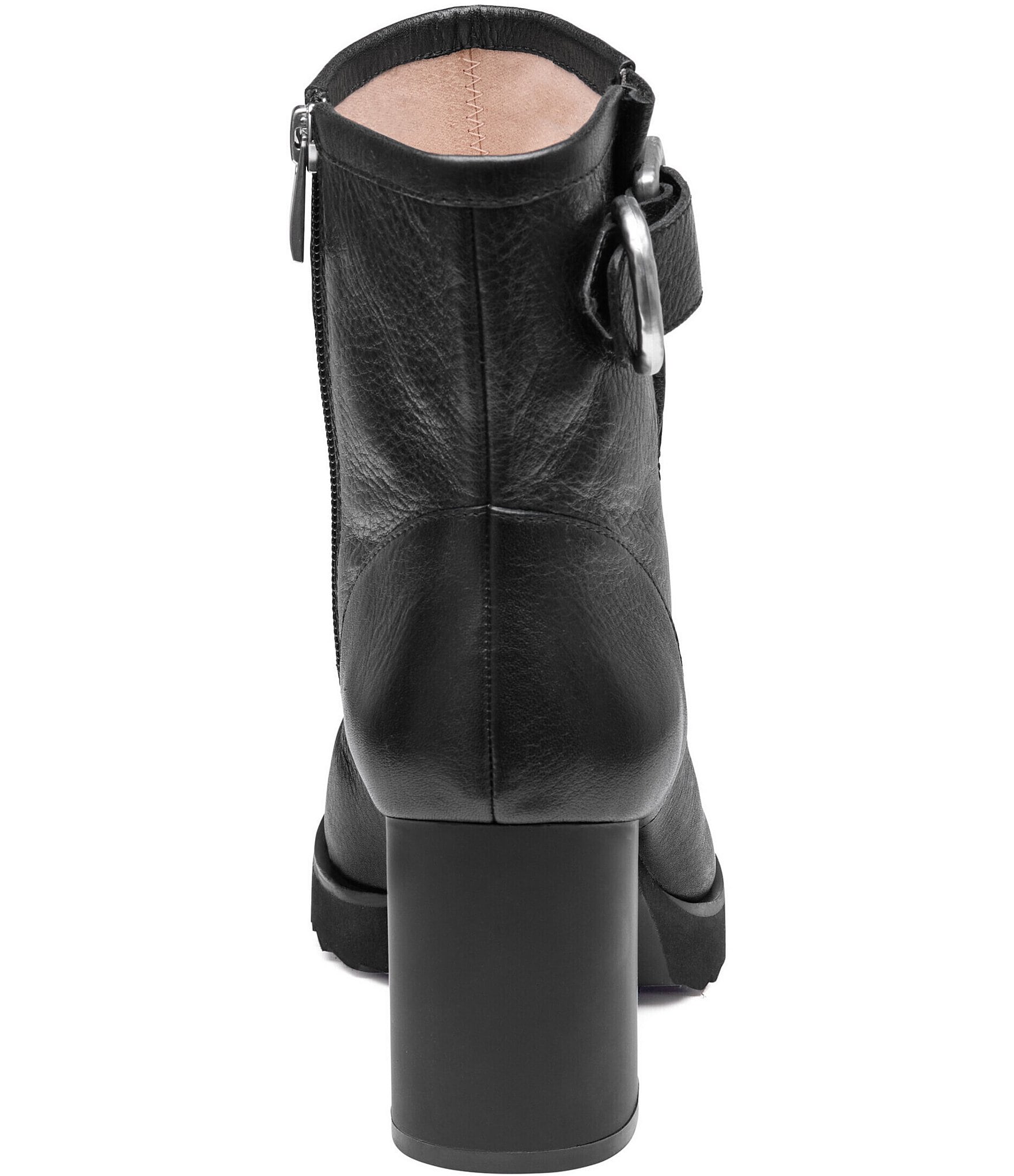 Johnston & Murphy Women's Izzie Waterproof Leather Buckle Booties