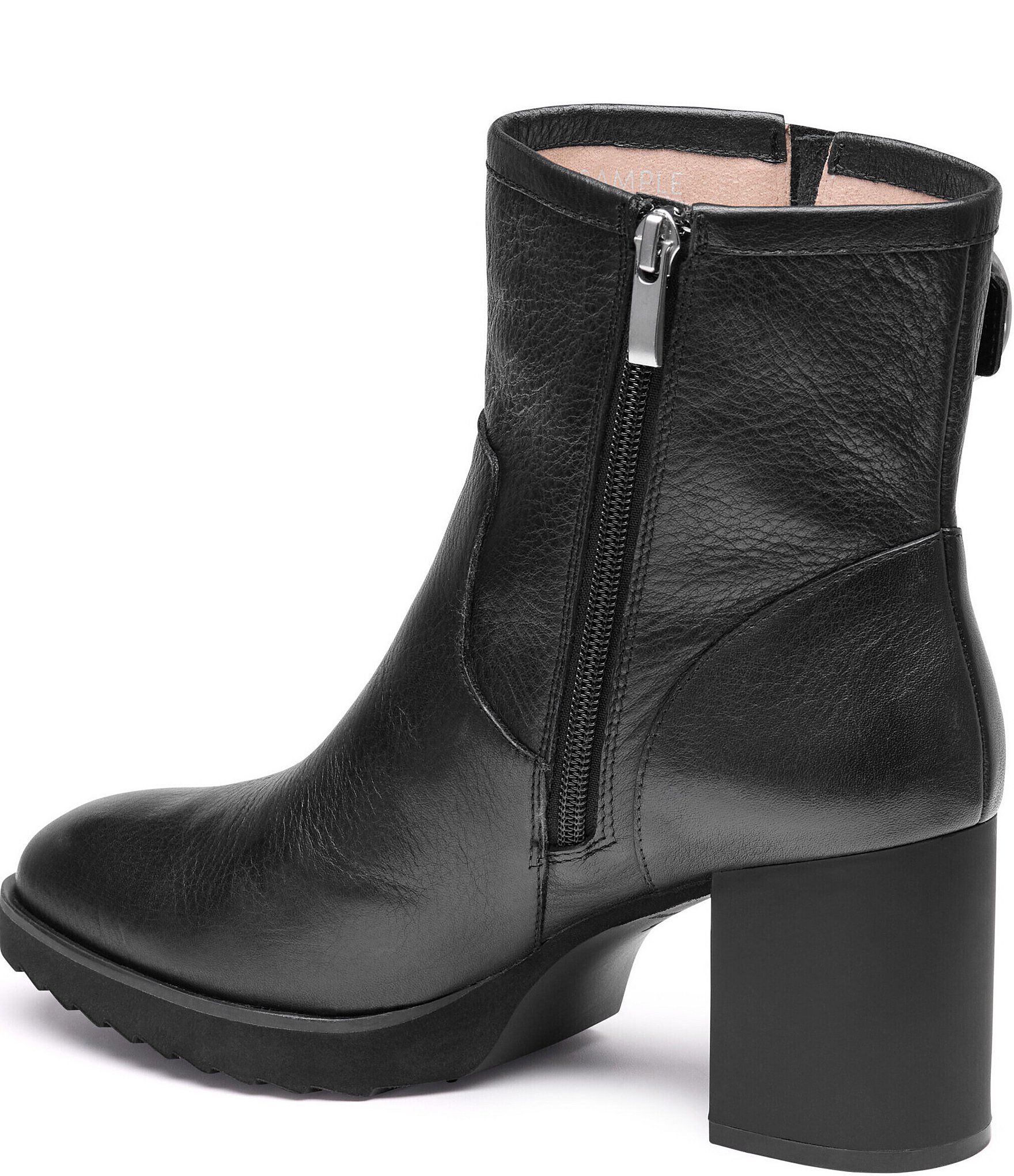 Johnston & Murphy Women's Izzie Waterproof Leather Buckle Booties