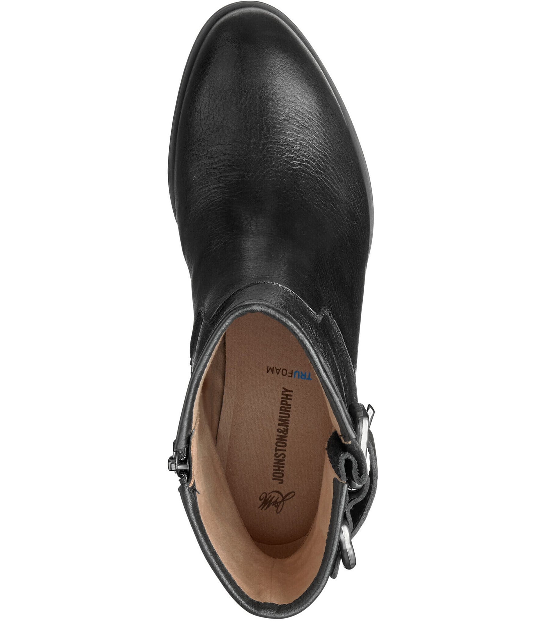Johnston & Murphy Women's Izzie Waterproof Leather Buckle Booties