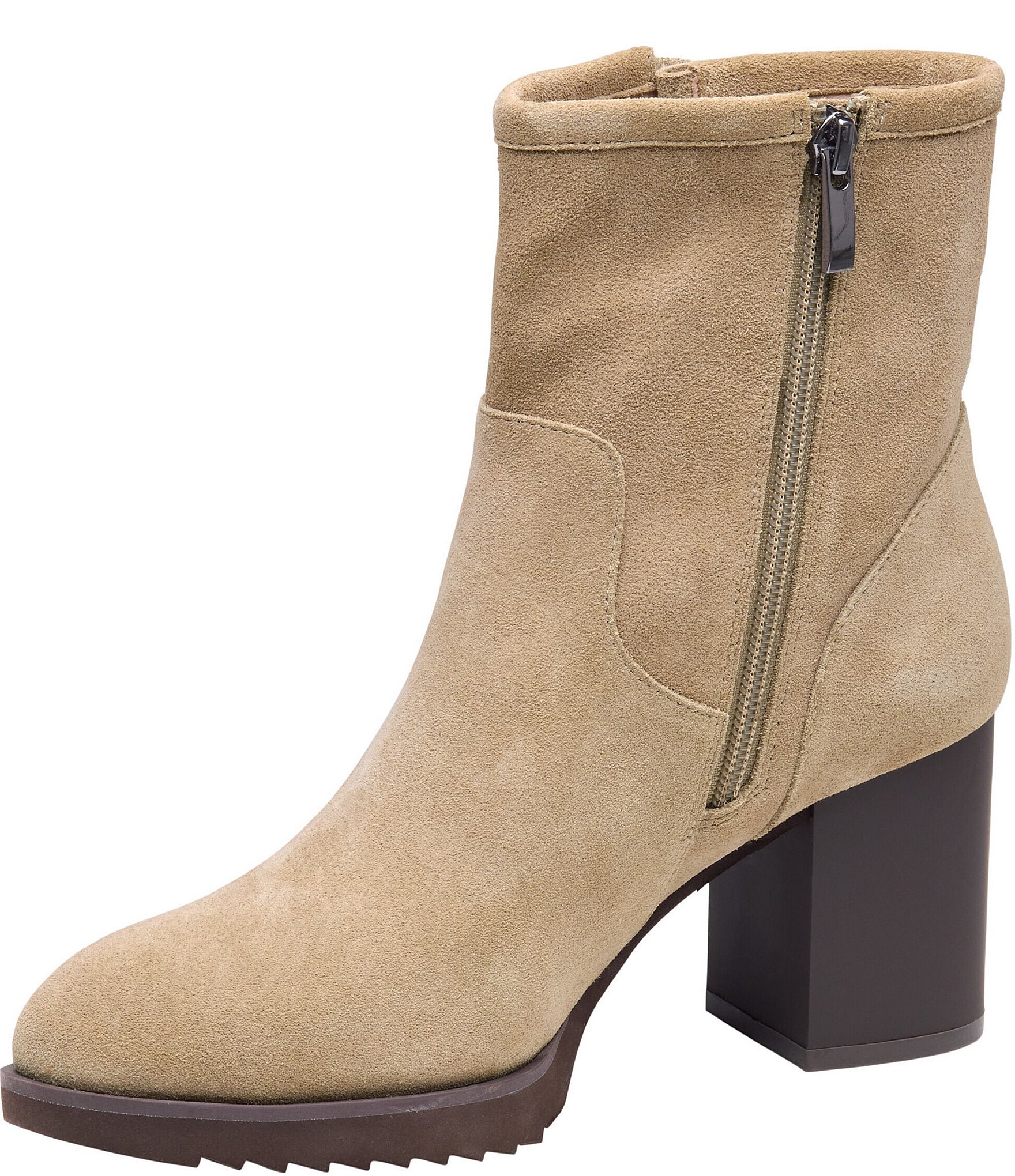 Johnston & Murphy Women's Izzie Waterproof Suede Buckle Booties