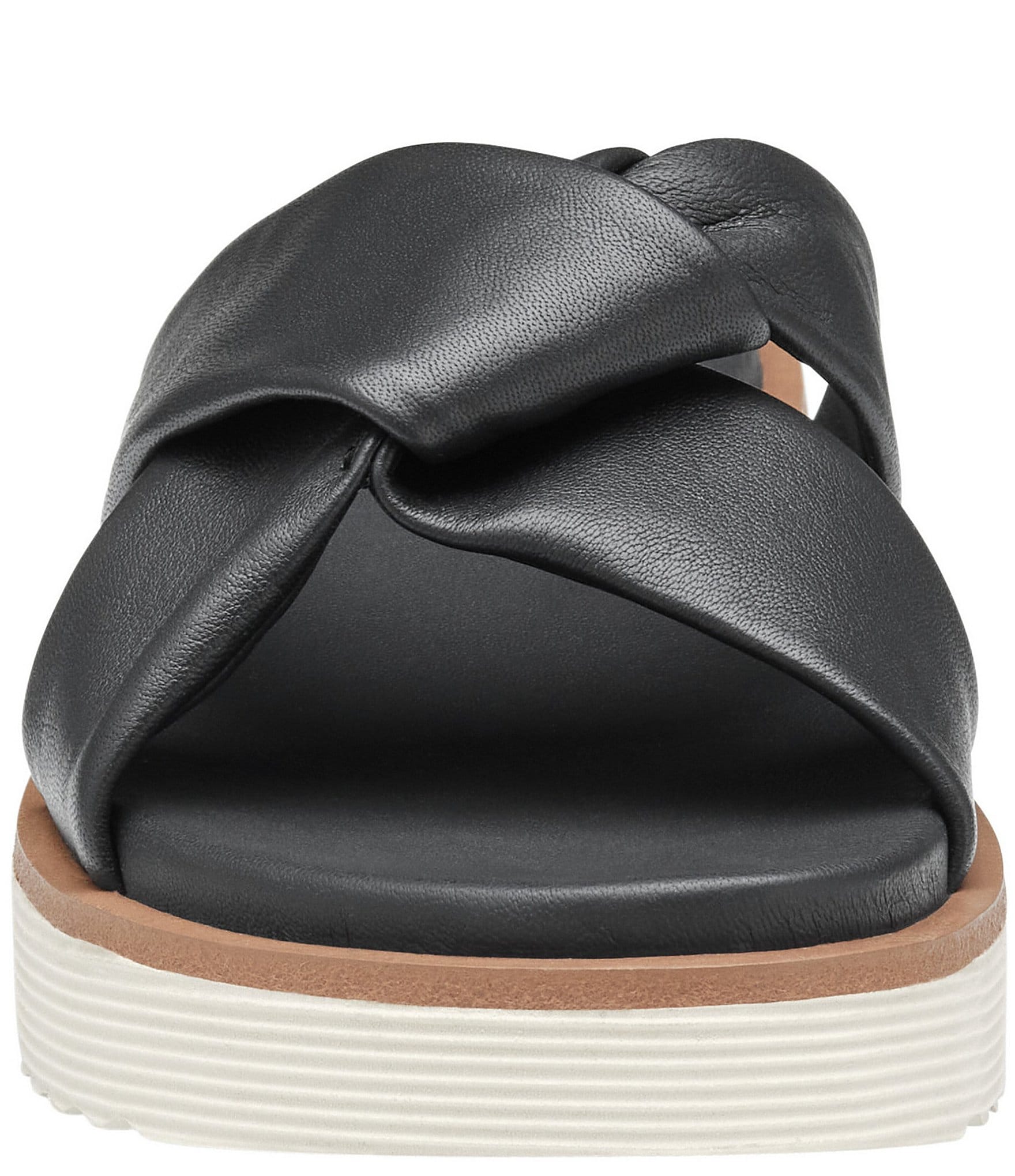 Johnston & Murphy Women's Mitzi Knotted Platform Slide Sandals