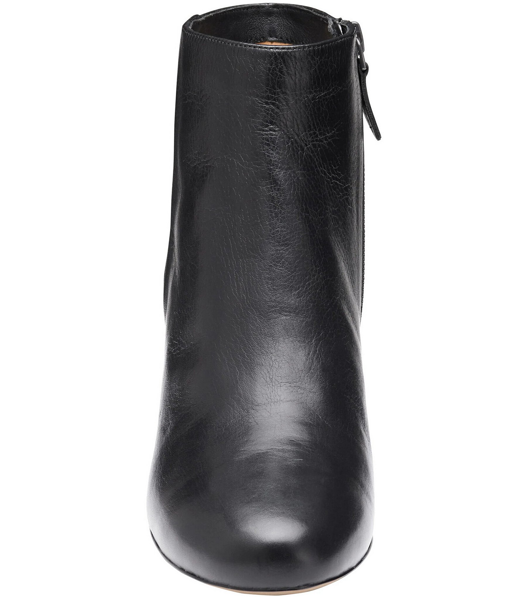 Johnston & Murphy Women's Sienna Leather Croco Accent Belt Strap Hardware Booties