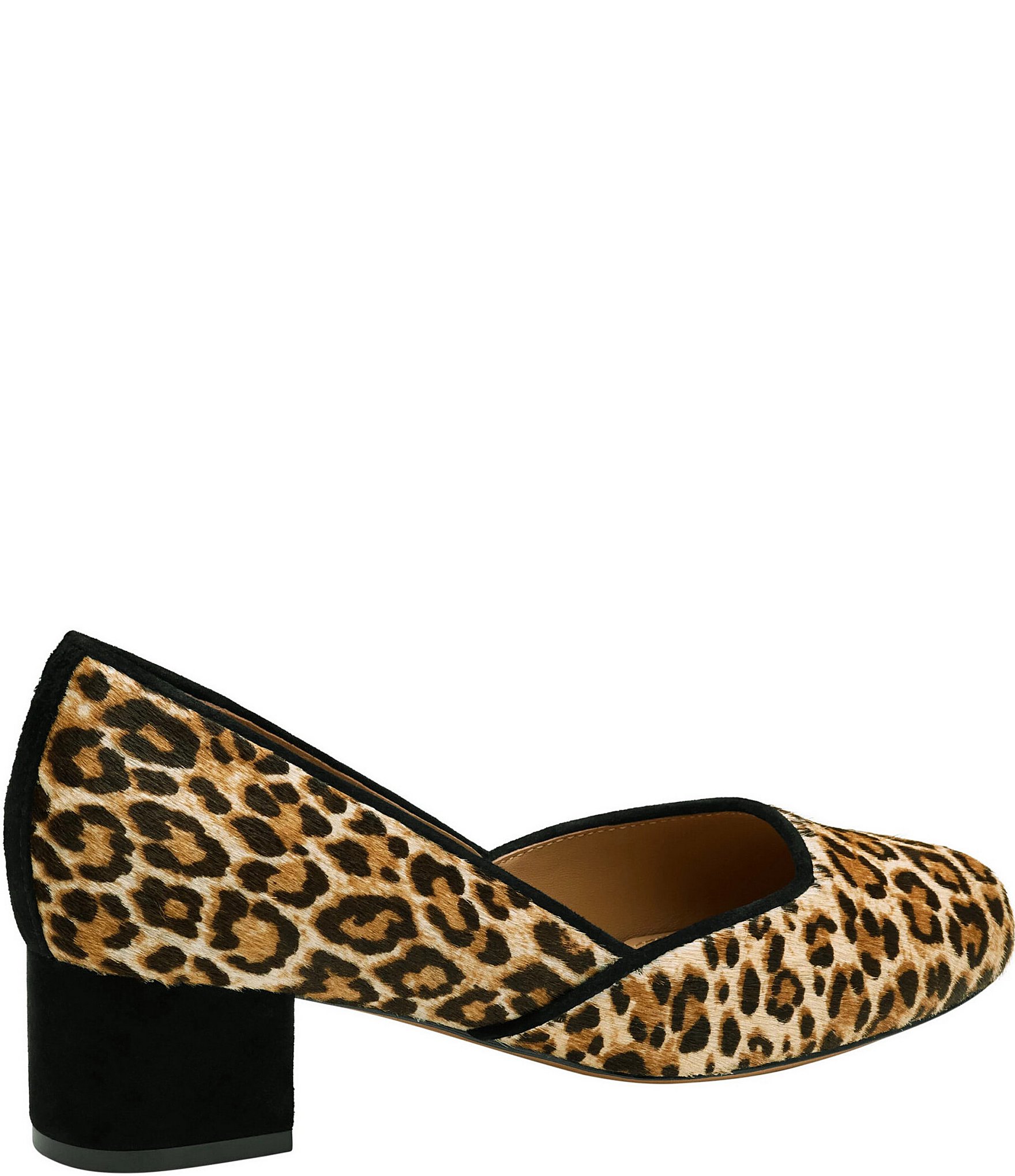 Johnston & Murphy Women's Sienna Leopard Print Calf Hair Pumps