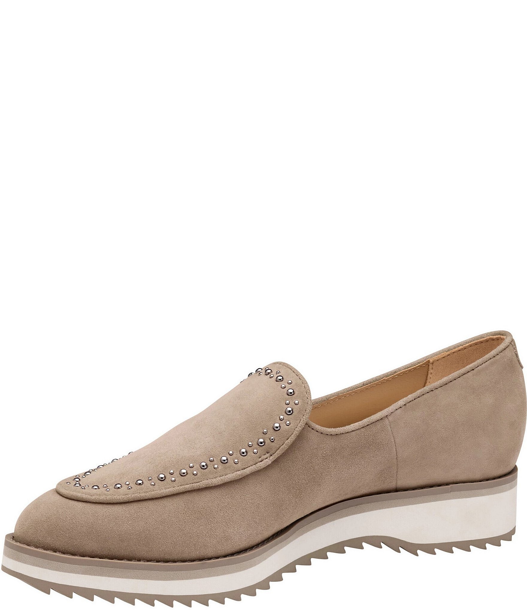 Johnston & Murphy Women's Ulyssa Suede Studded Loafers