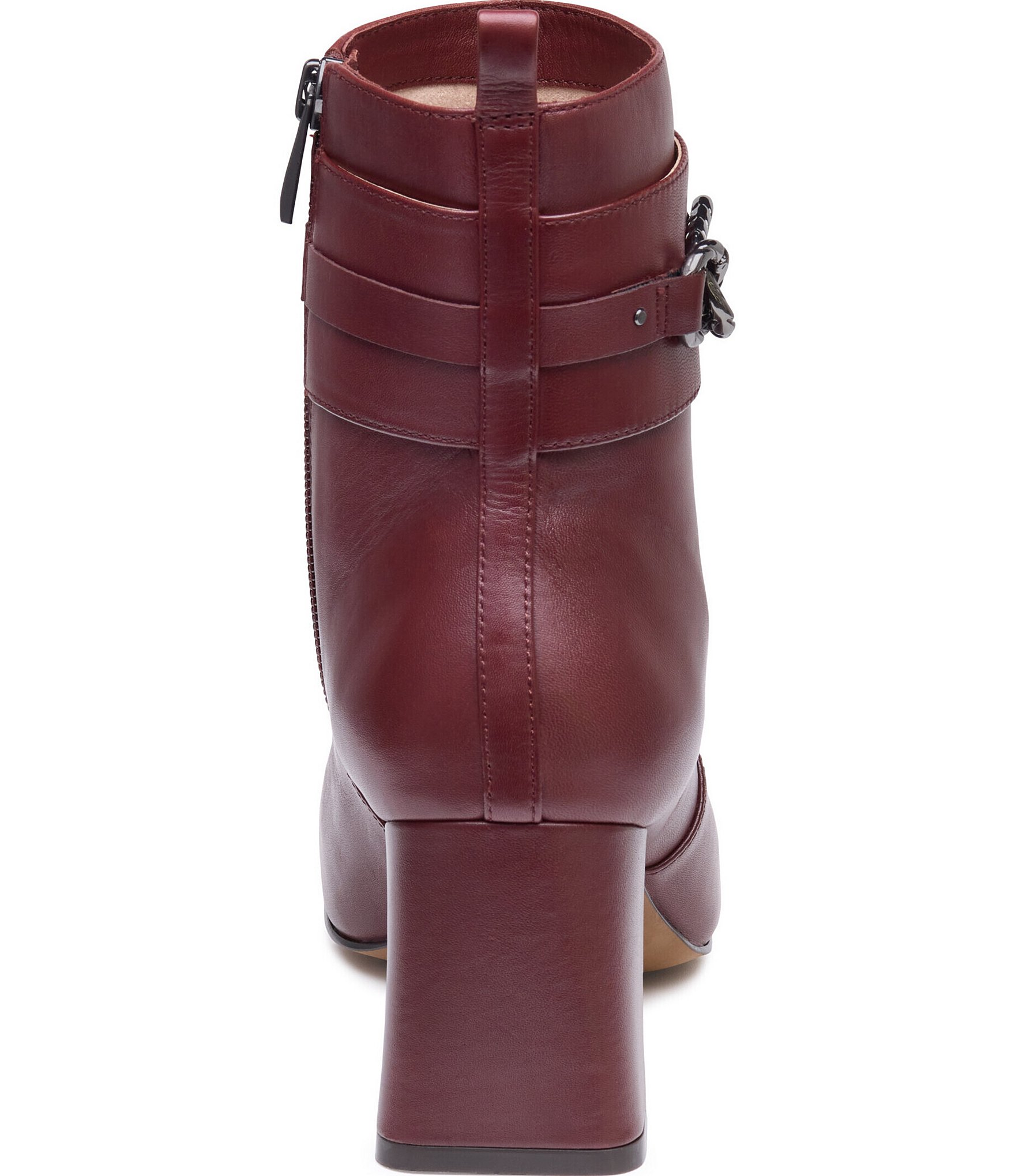 Johnston & Murphy Women's Whitney Nappa Leather Chain Bootie