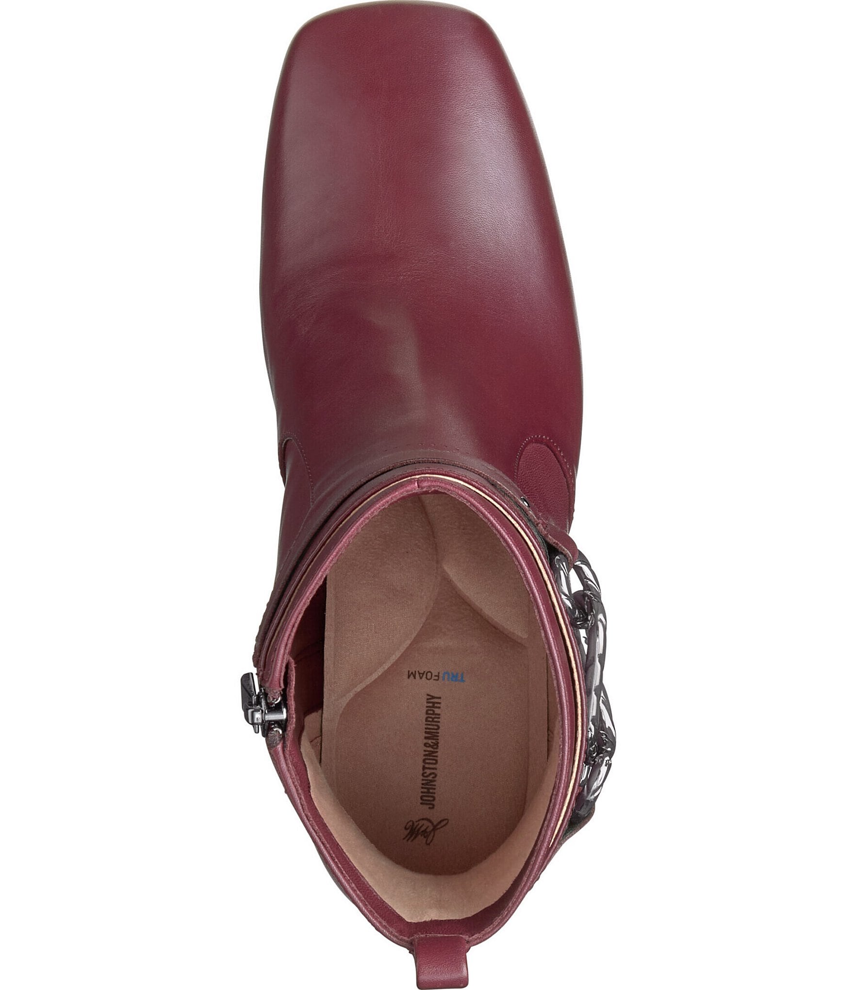 Johnston & Murphy Women's Whitney Nappa Leather Chain Bootie